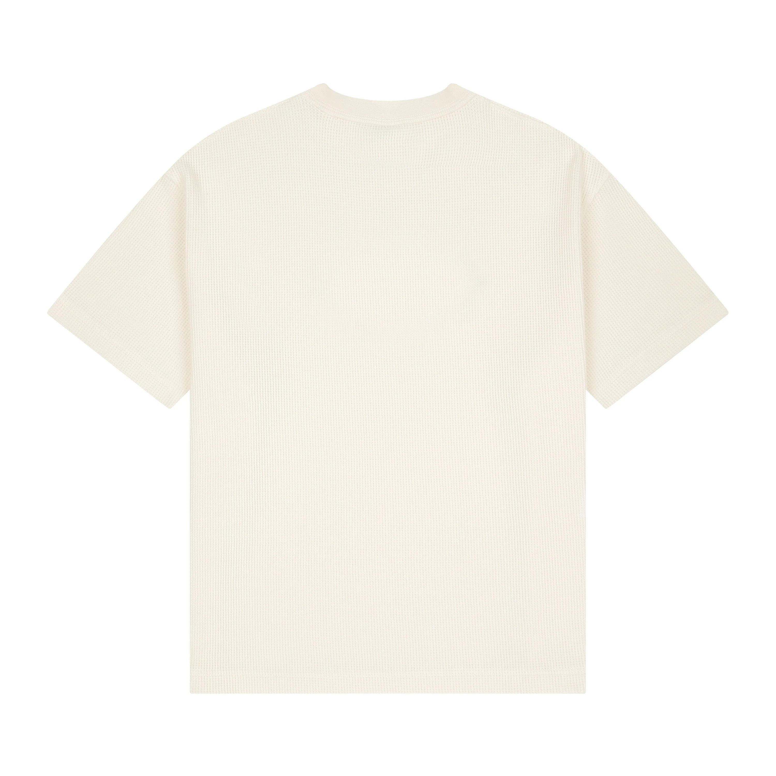 "aziza" waffle T Shirt ecru - Image 2