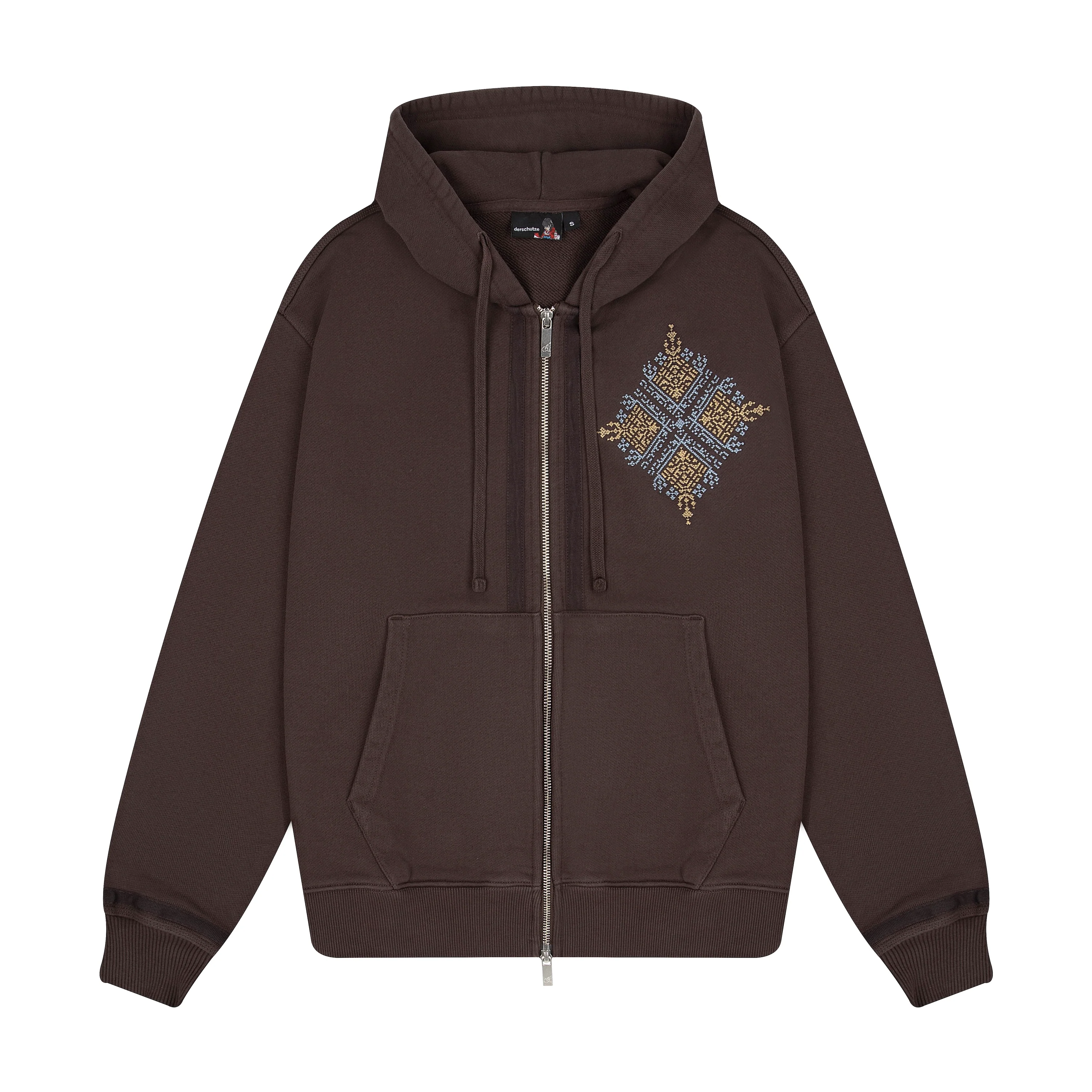 "aziza" Zip Up brown - Image 2