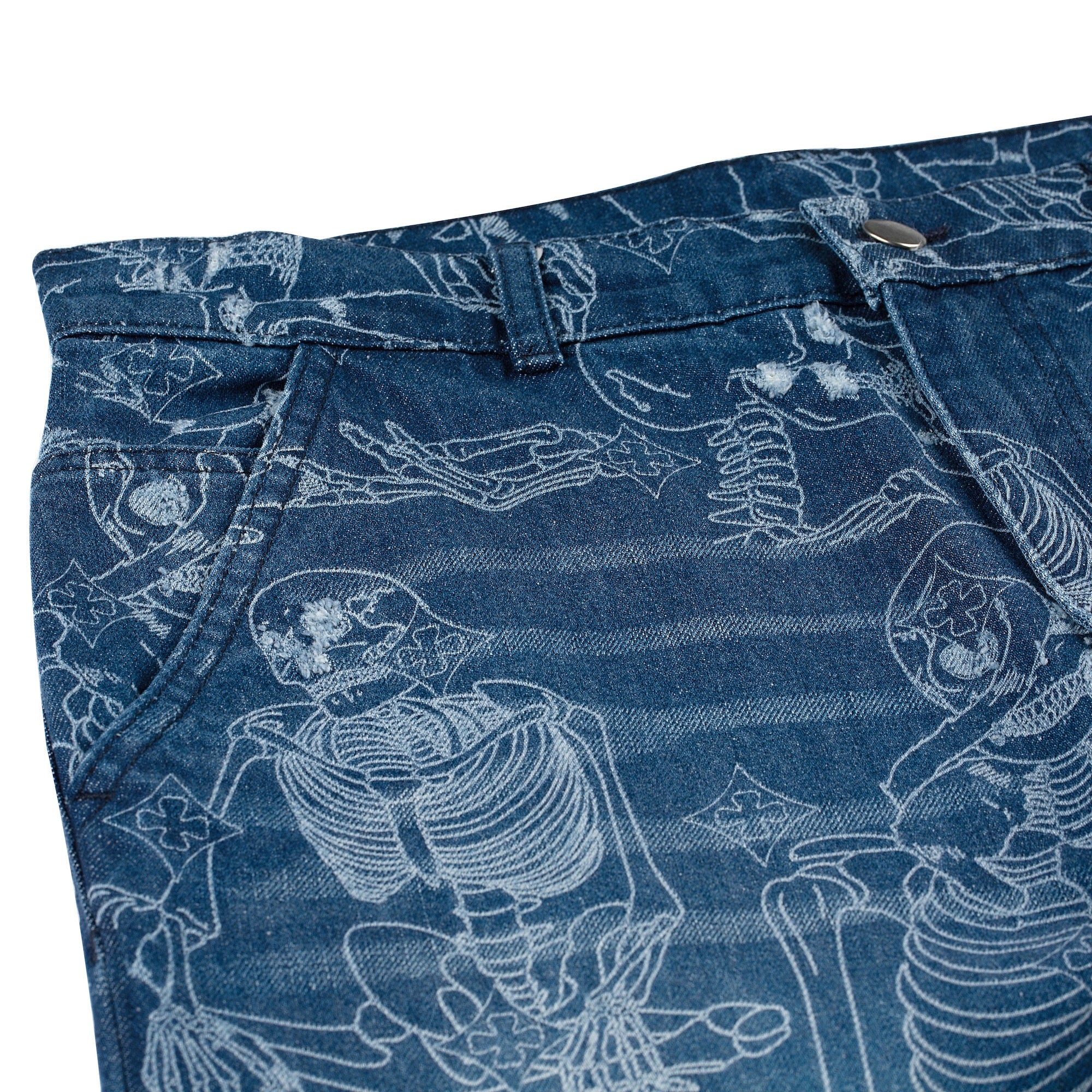 "best friends" denim Pants - Image 4