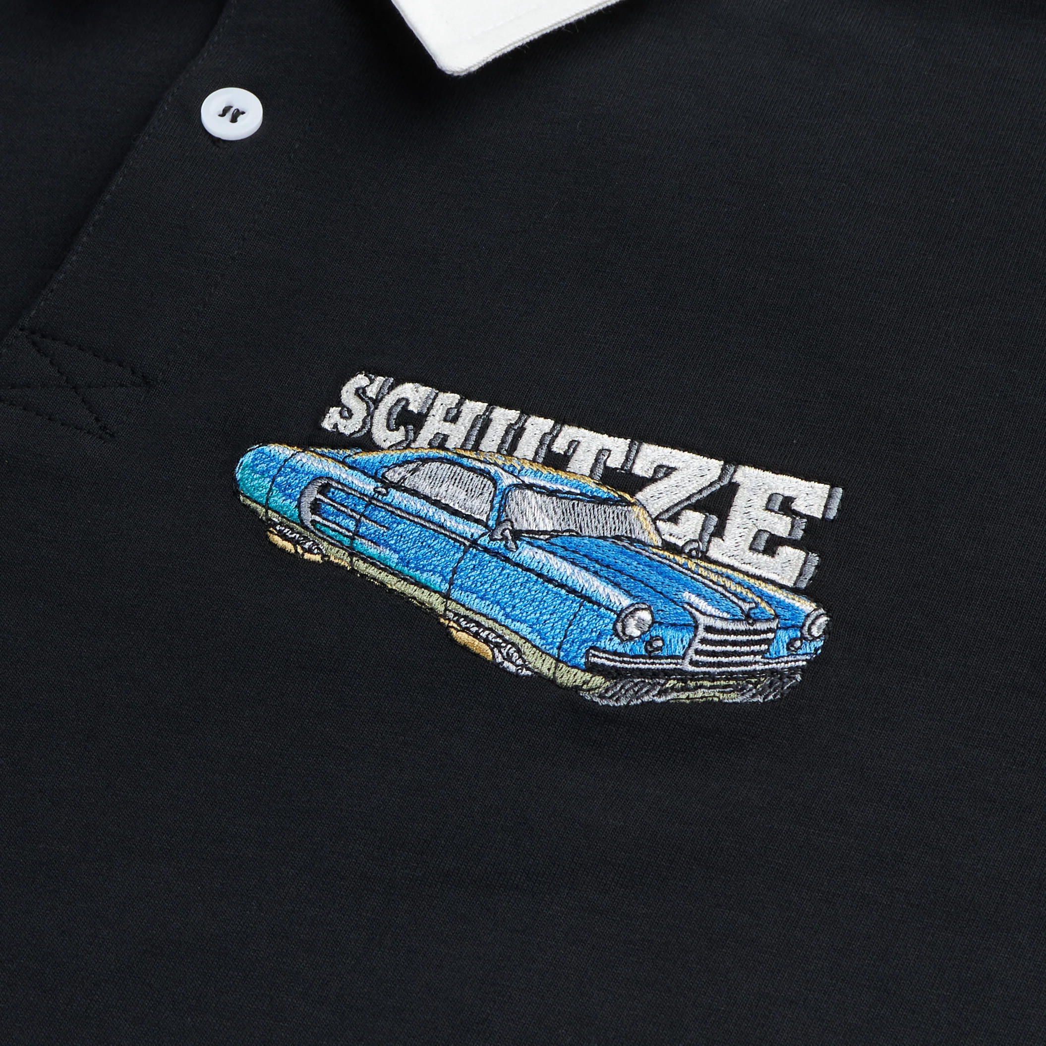 "blade runner" rugby Shirt black - Image 2