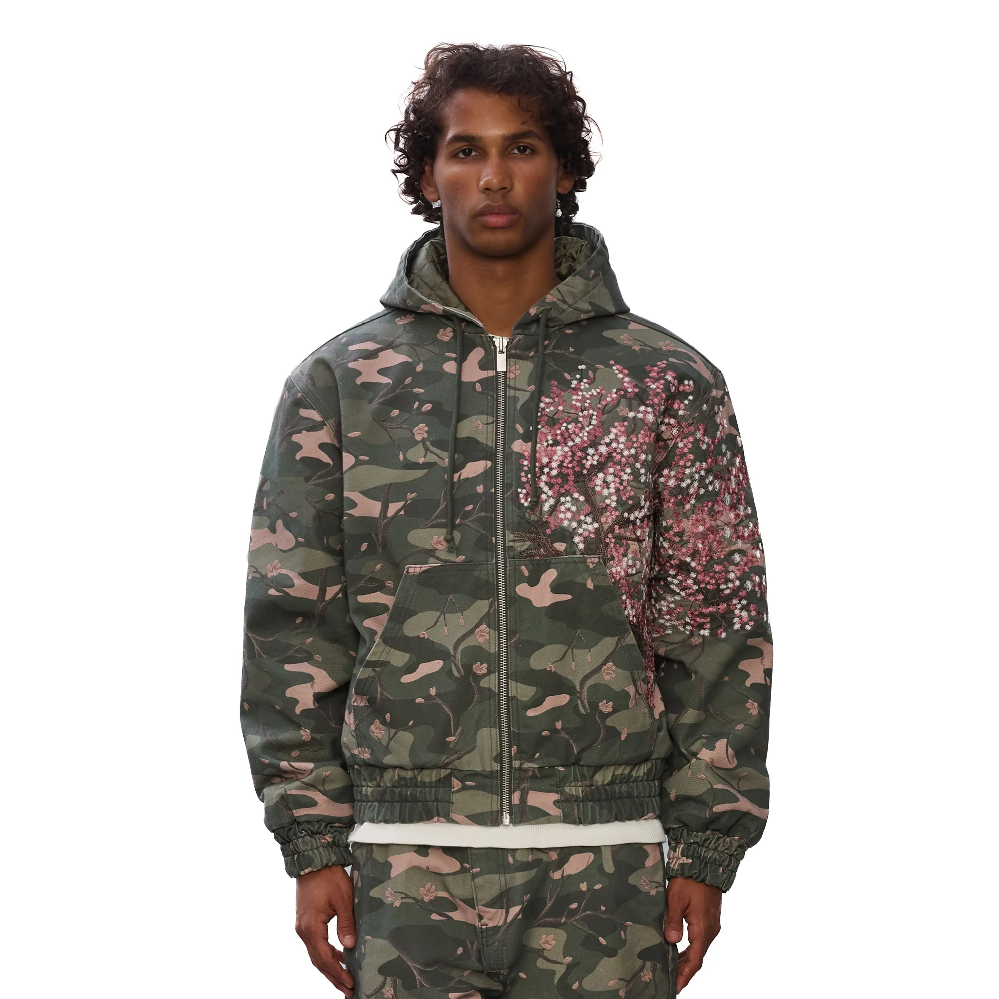 "blossom camo" workwear Jacket - Image 7
