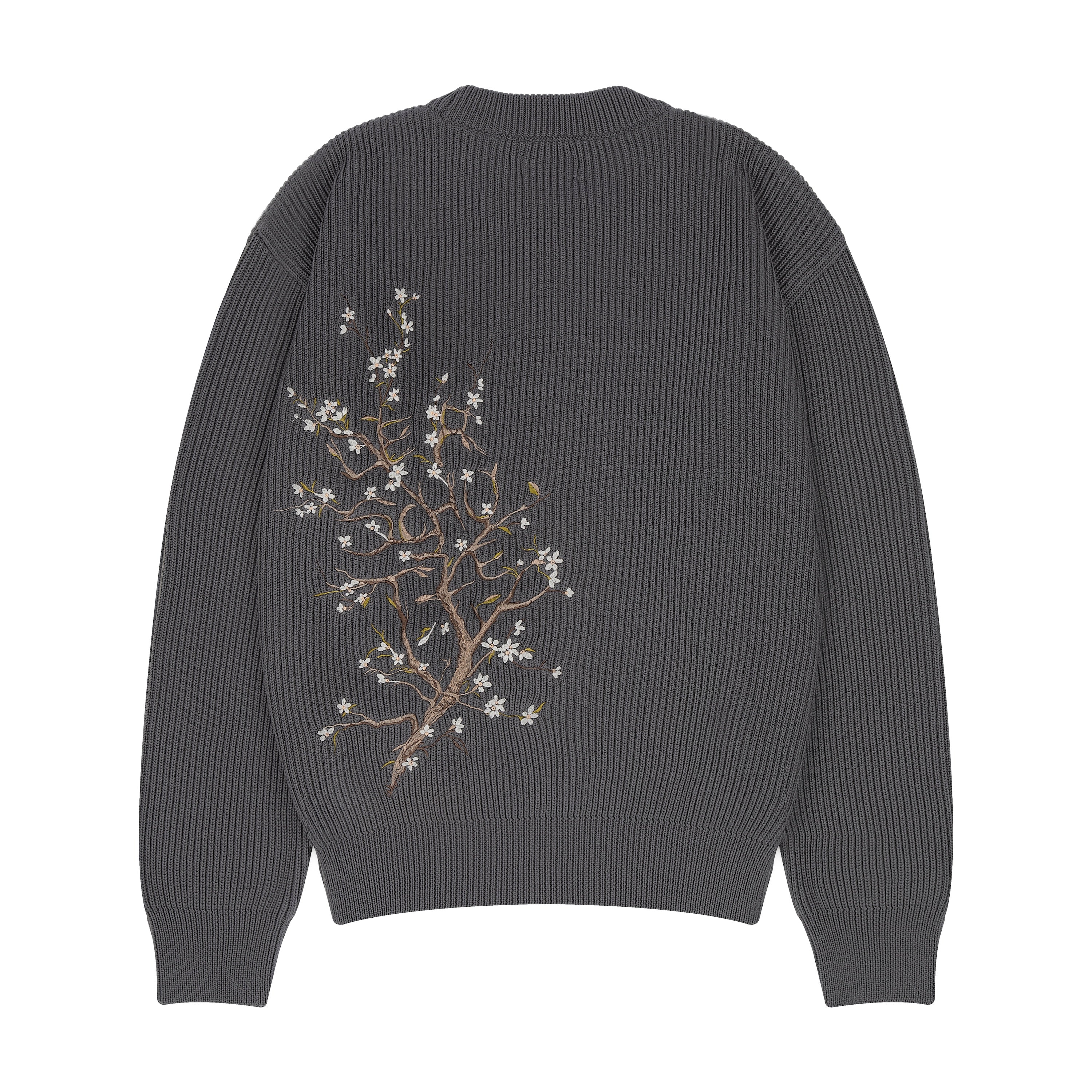 "blossom" Knit grey