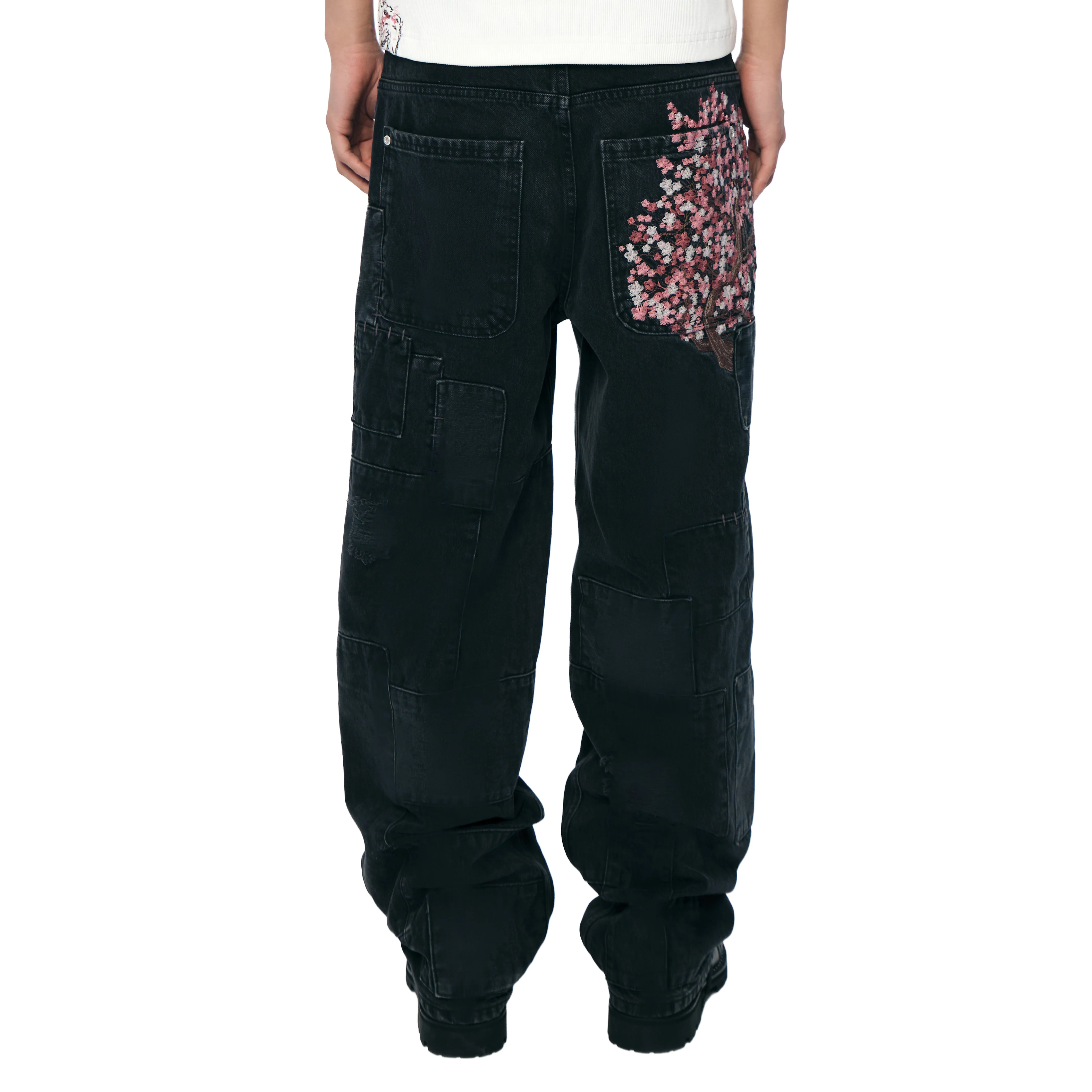 "blossom v2" patchwork Denim black - Image 11