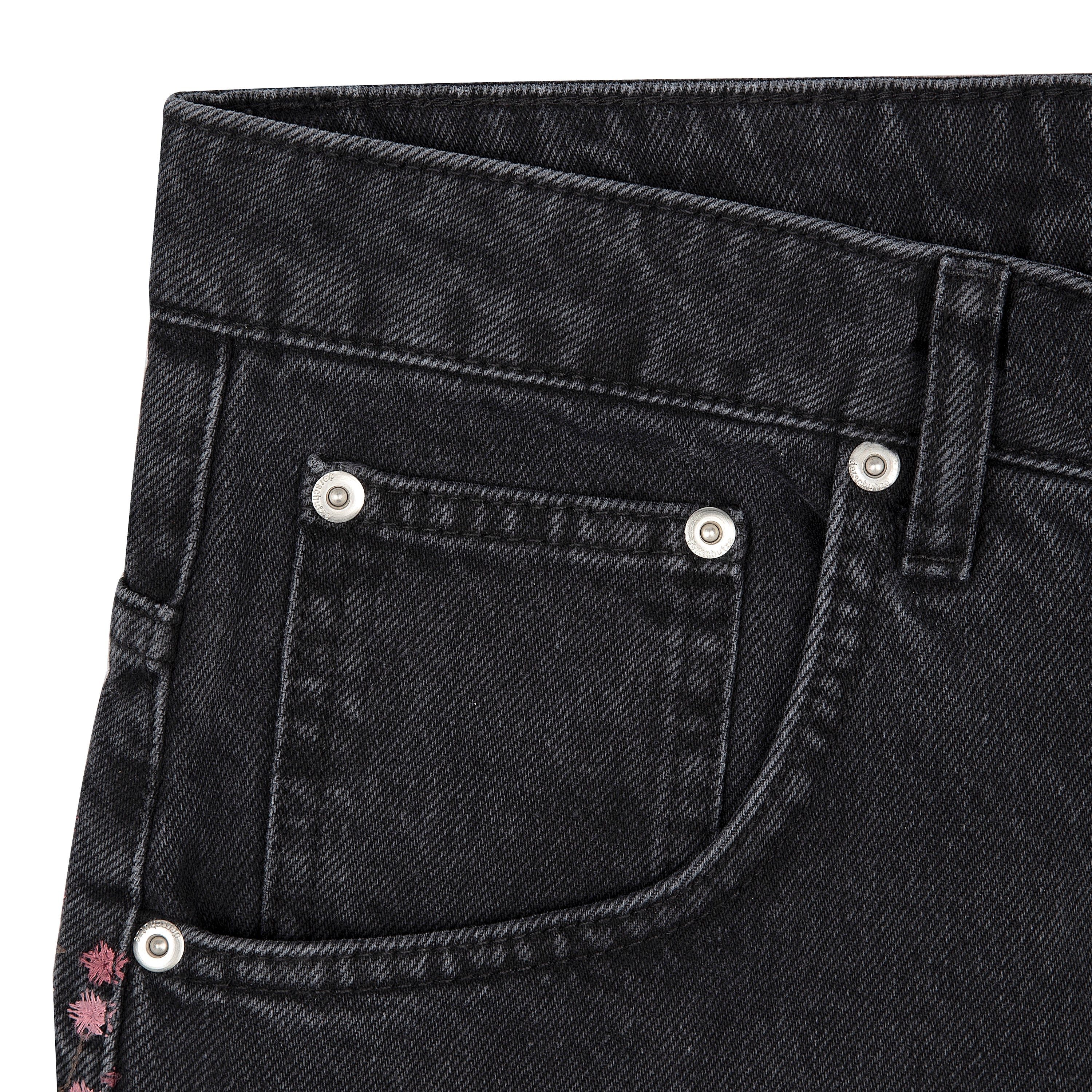 "blossom v2" patchwork Denim black - Image 3