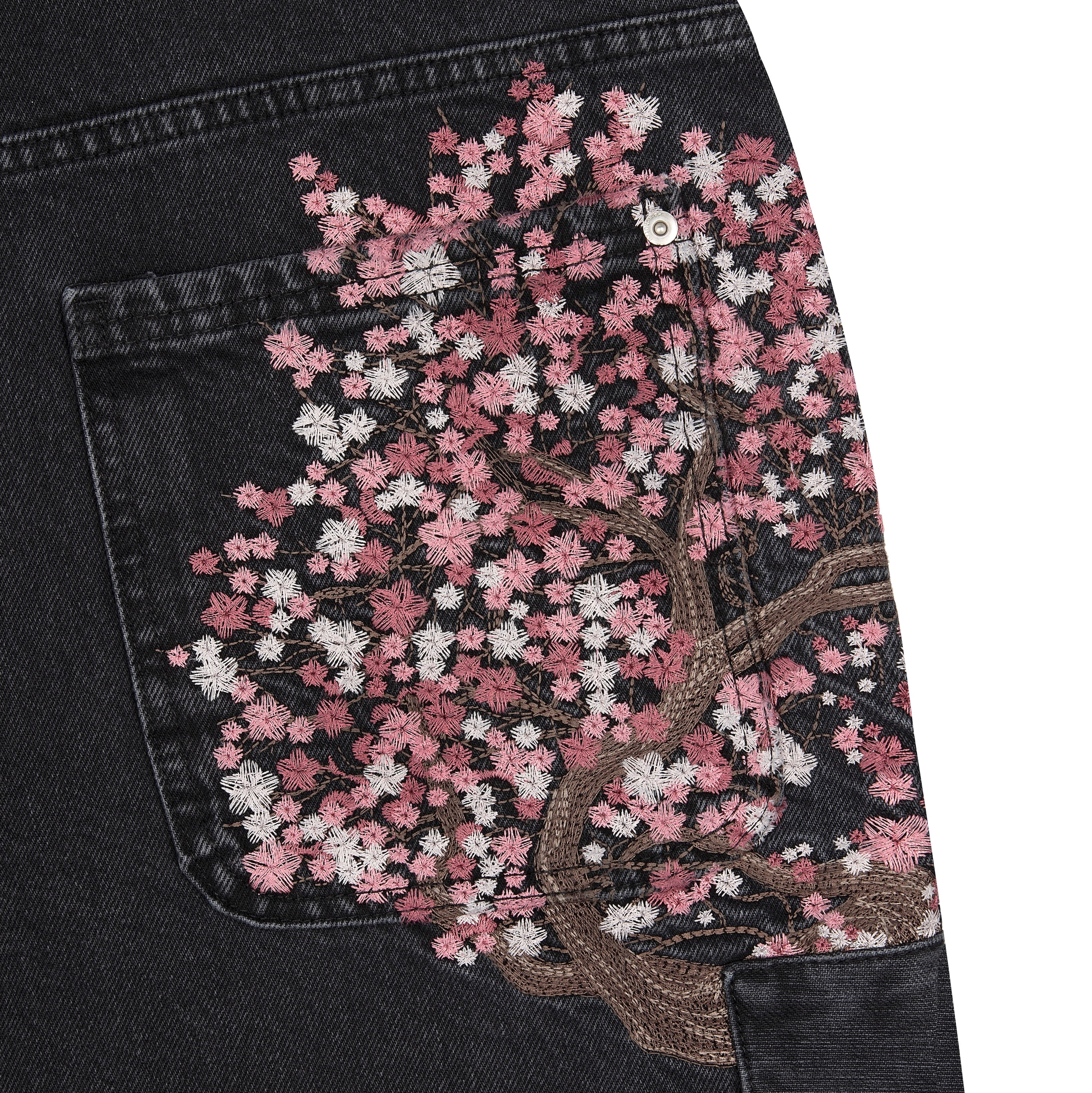 "blossom v2" patchwork Denim black - Image 7