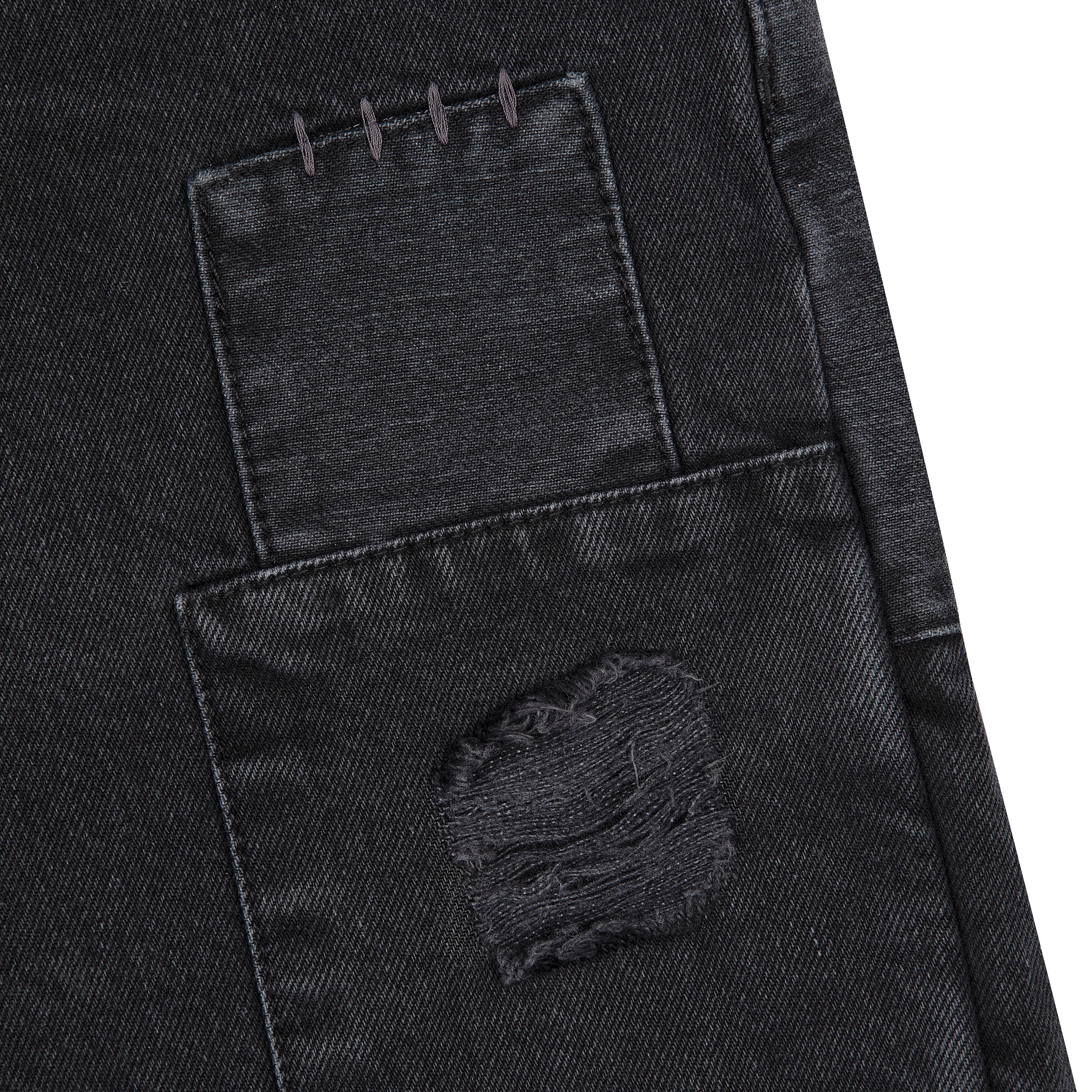 "blossom v2" patchwork Denim black - Image 8