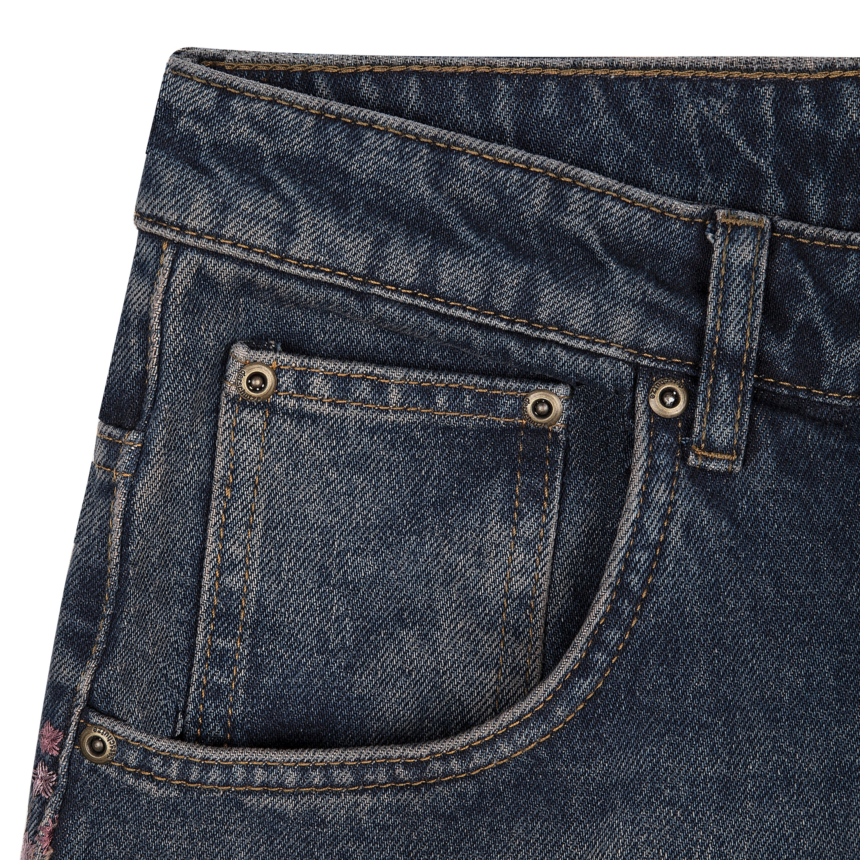 "blossom v2" patchwork Denim dark indigo - Image 3