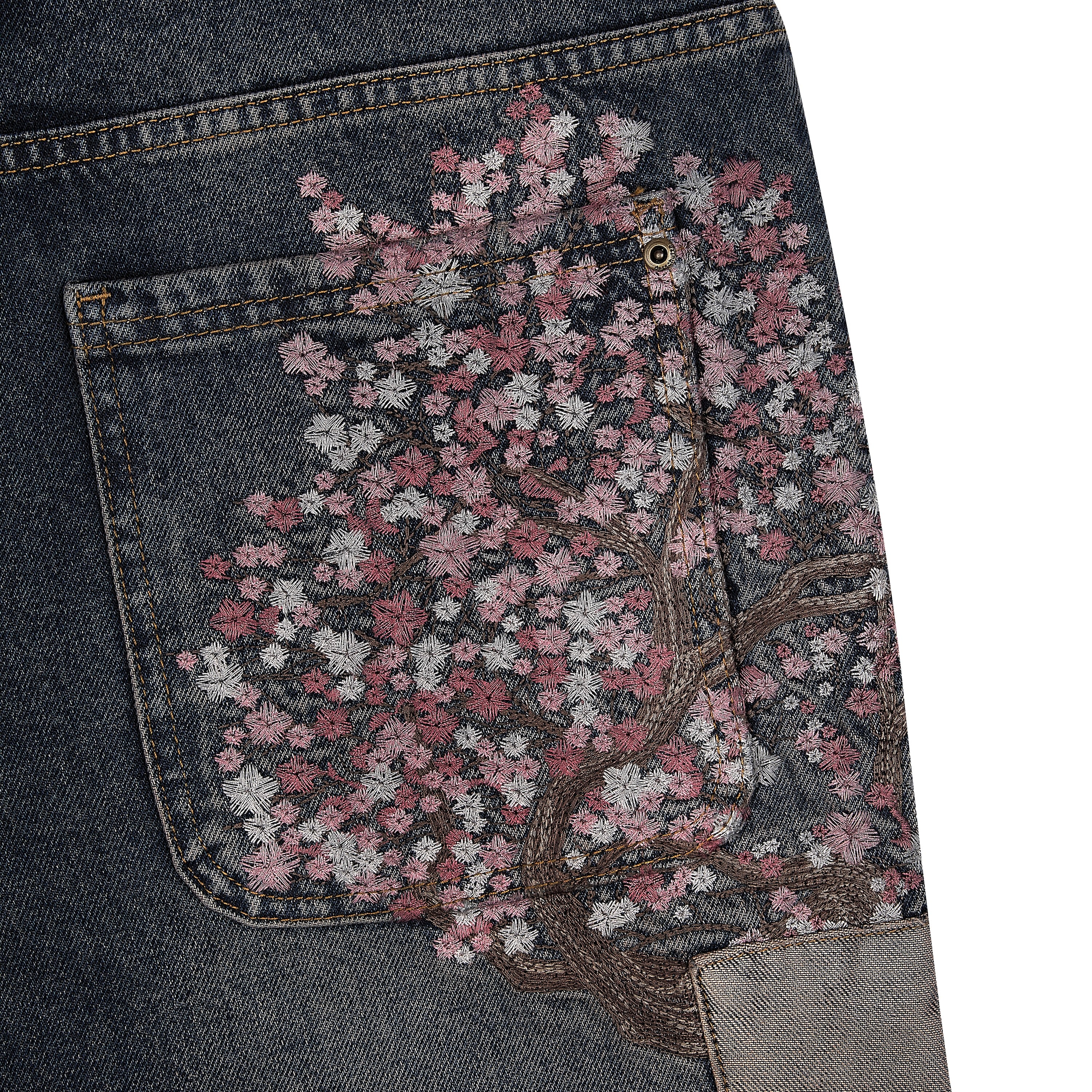 "blossom v2" patchwork Denim dark indigo - Image 7