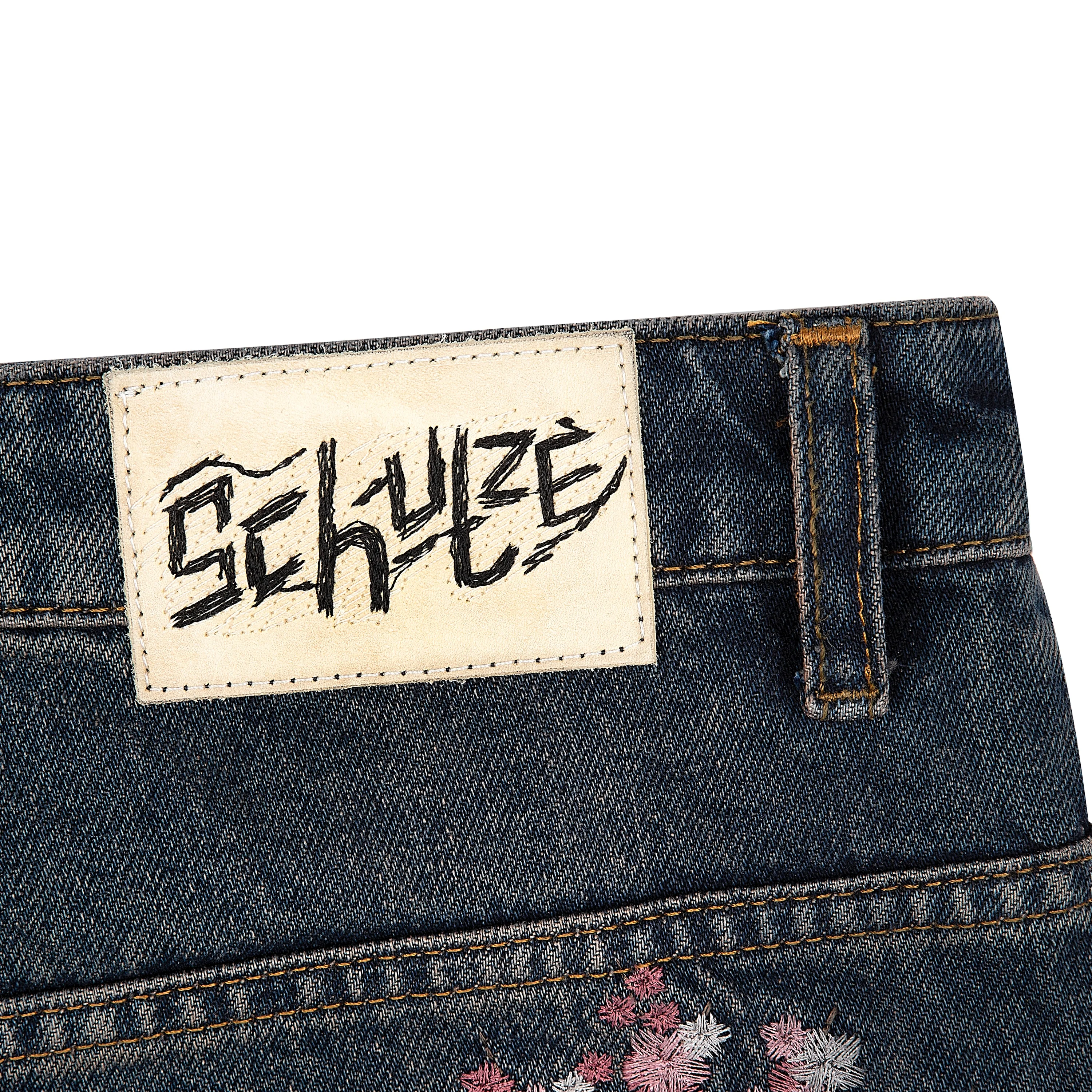 "blossom v2" patchwork Denim dark indigo - Image 9