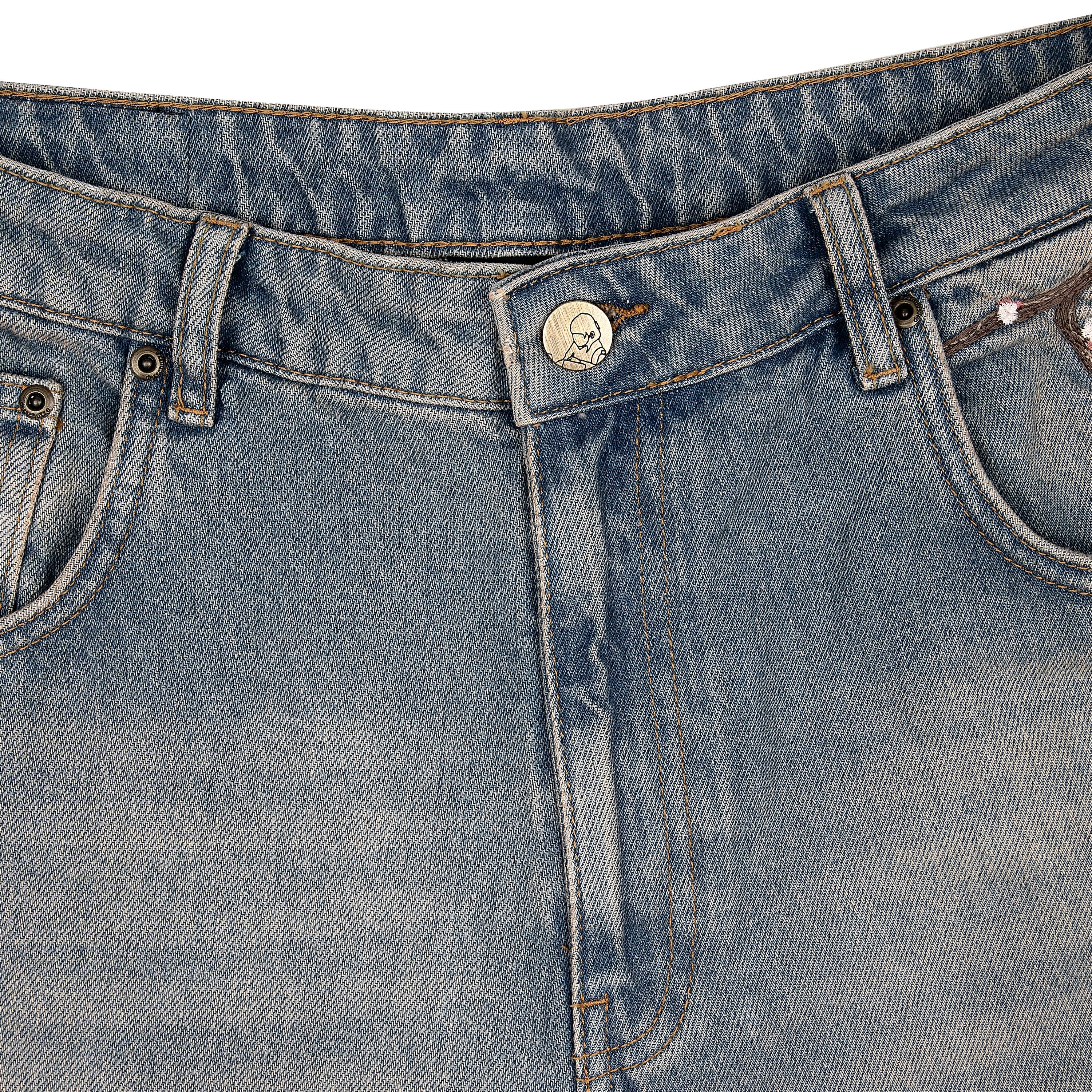 "blossom v2" patchwork Denim light blue - Image 4