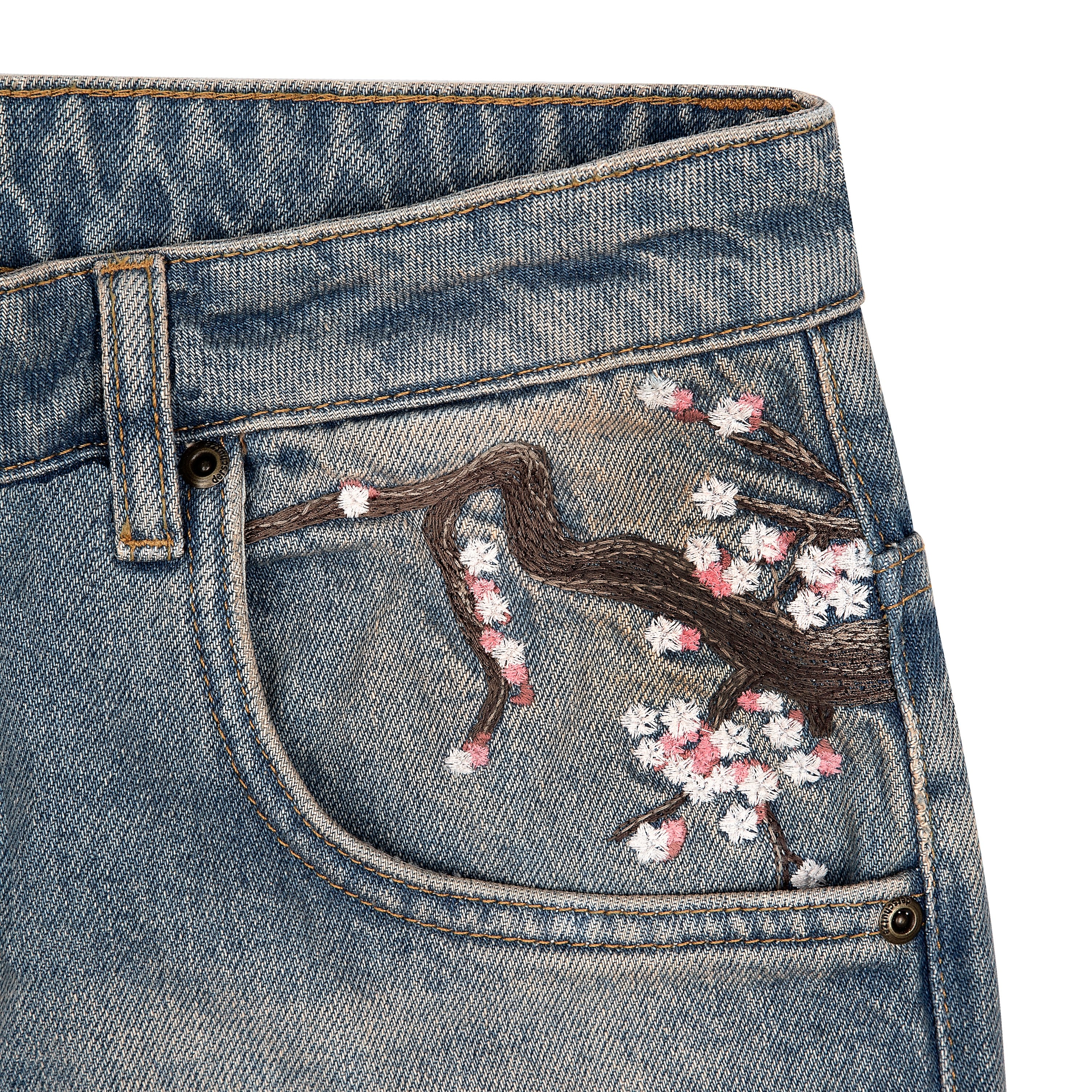 "blossom v2" patchwork Denim light blue - Image 5
