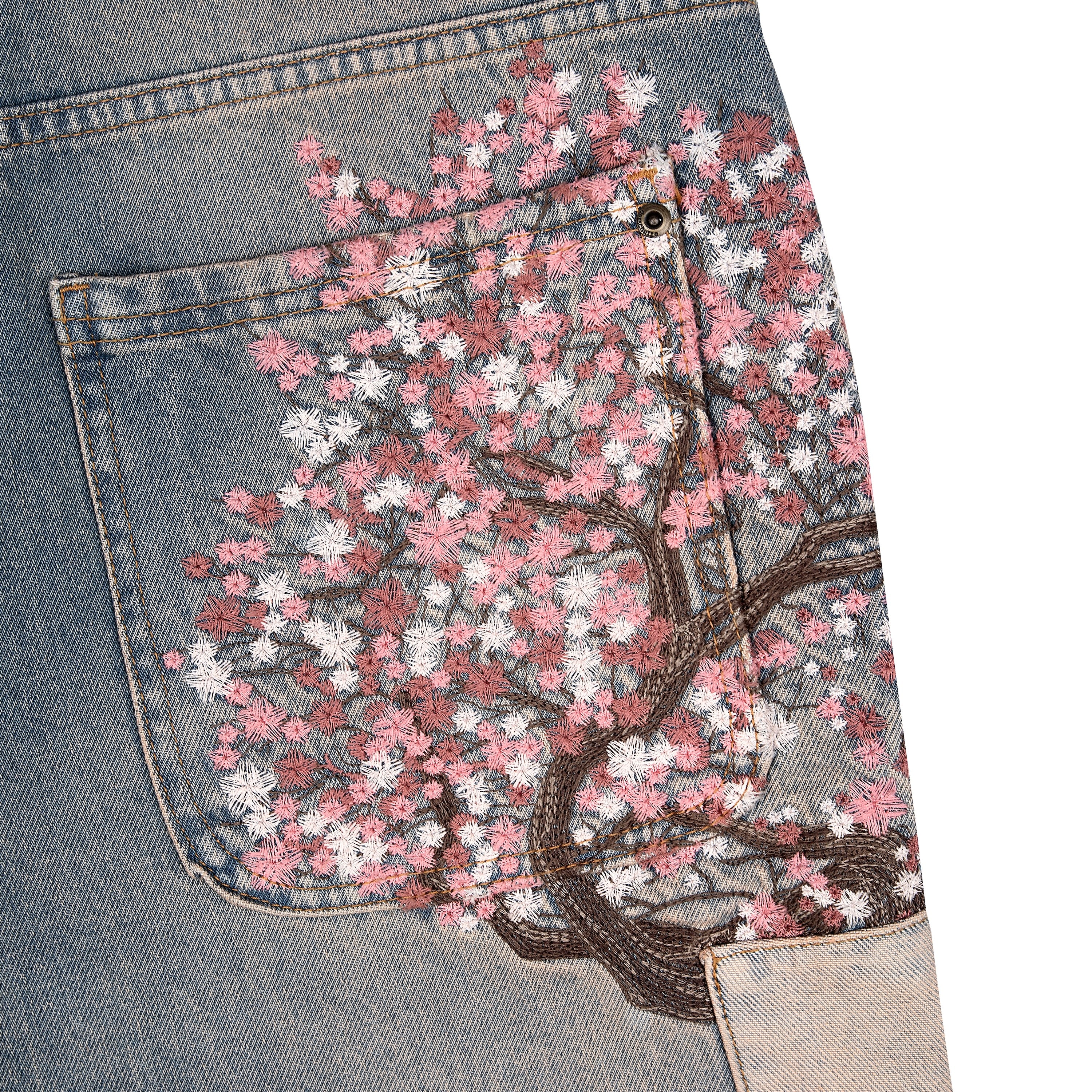 "blossom v2" patchwork Denim light blue - Image 7