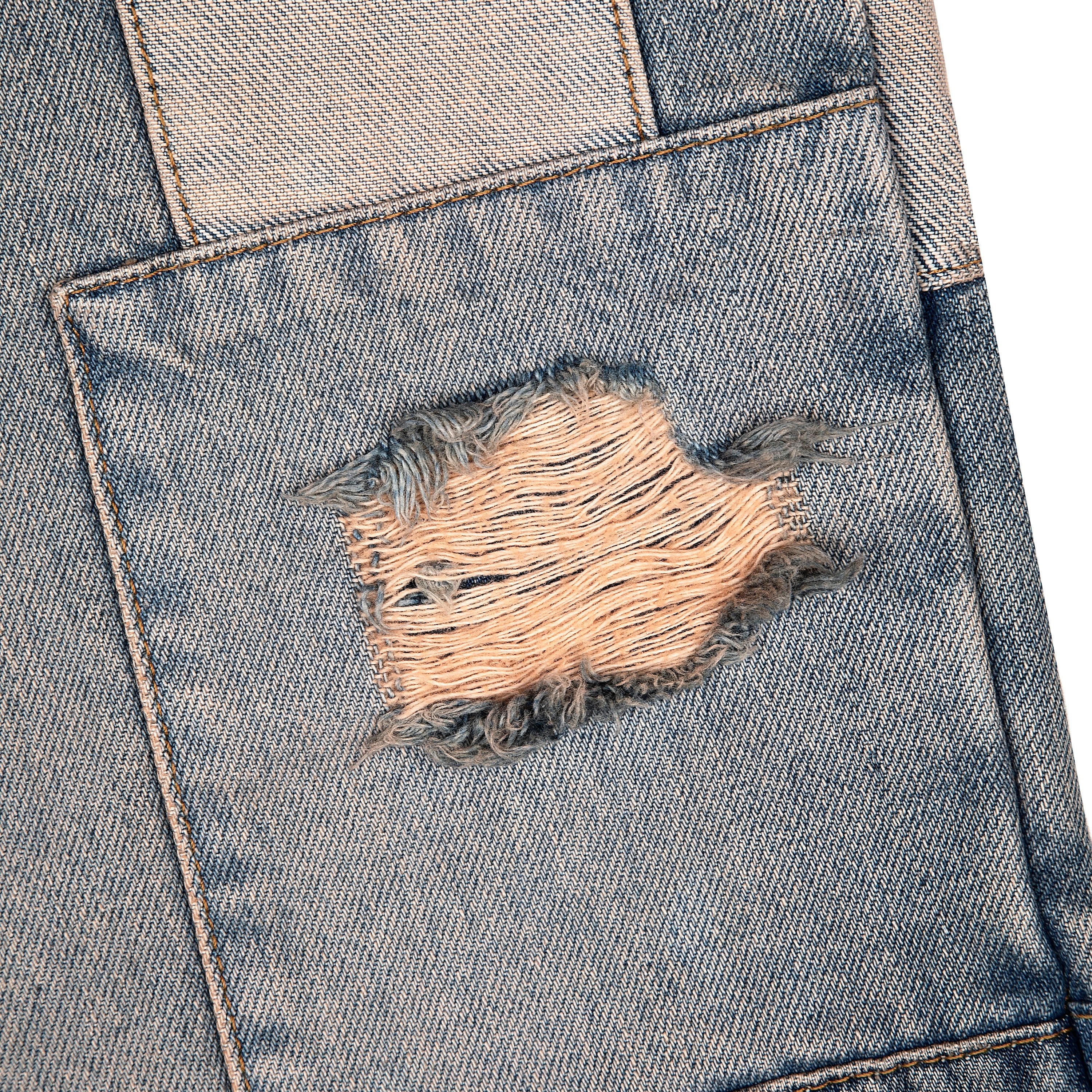 "blossom v2" patchwork Denim light blue - Image 8