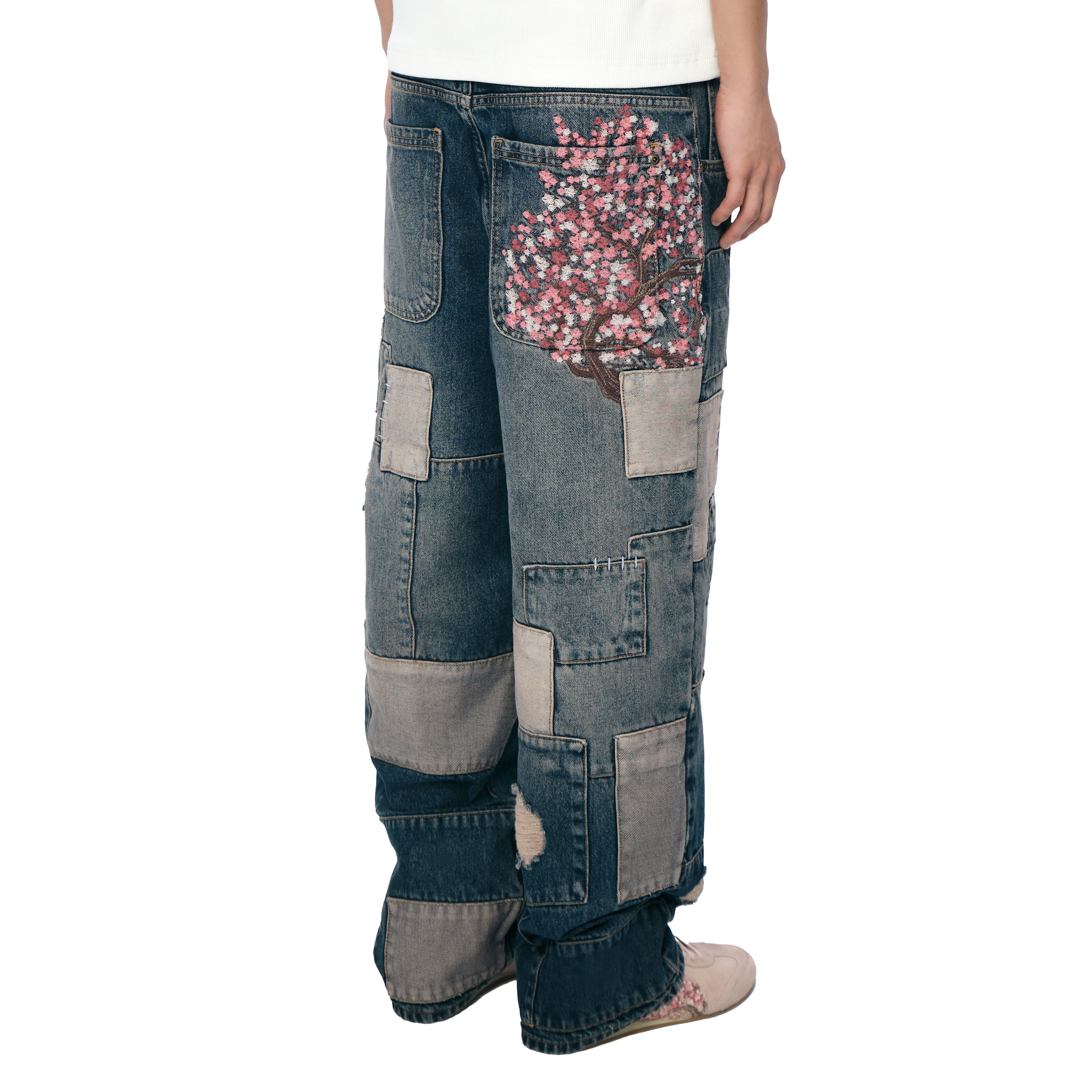 "blossom v2" patchwork washed Denim - Image 12
