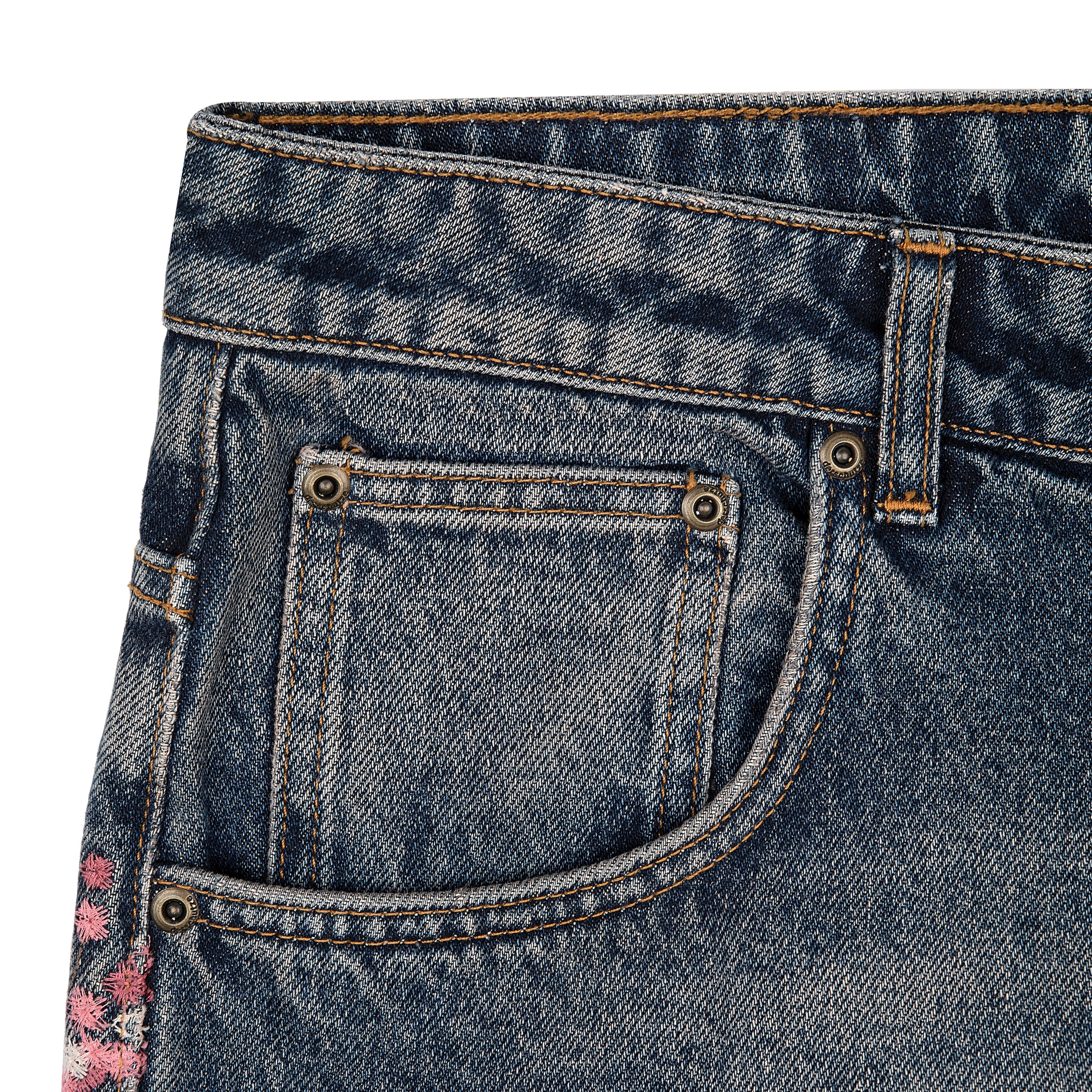 "blossom v2" patchwork washed Denim - Image 3