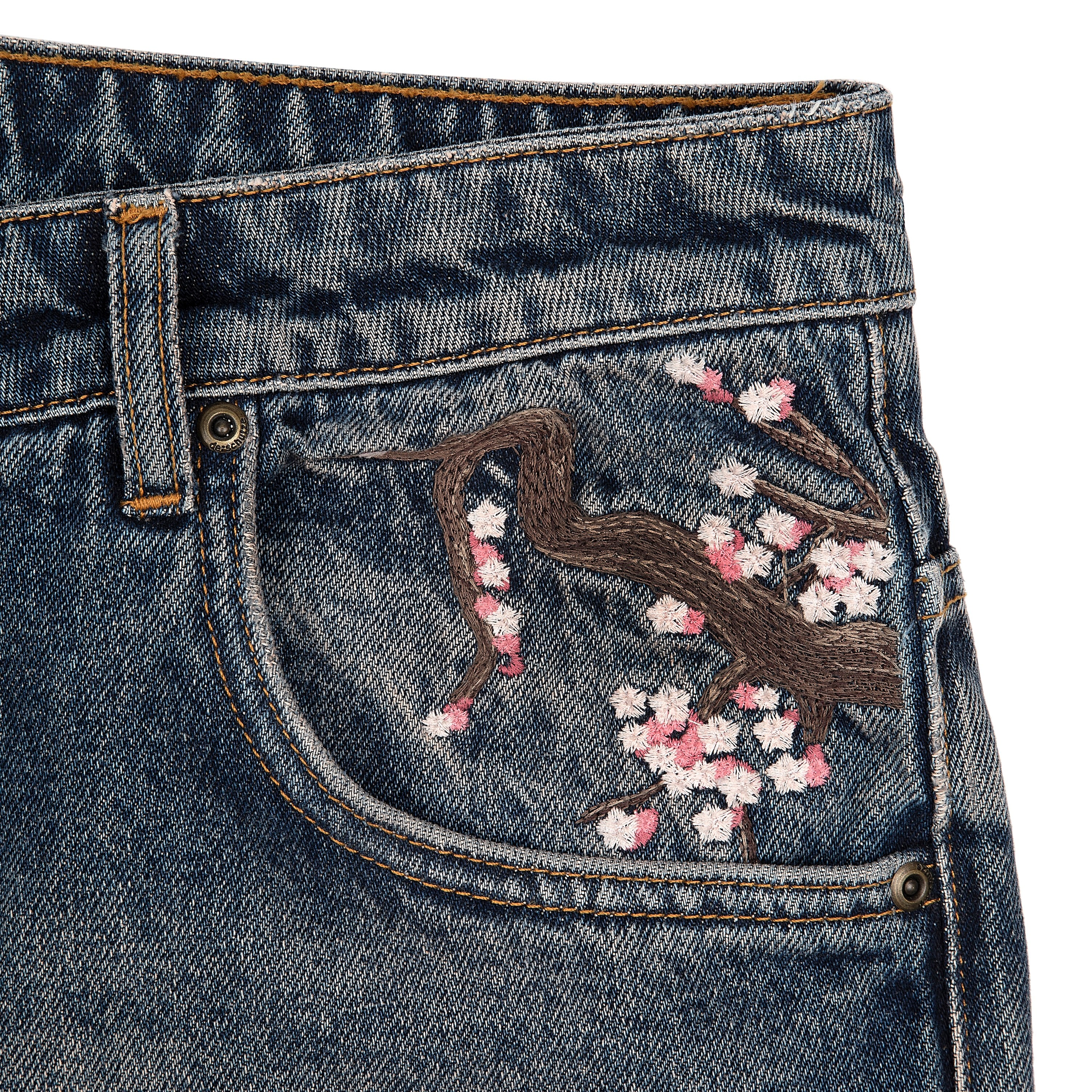 "blossom v2" patchwork washed Denim - Image 5