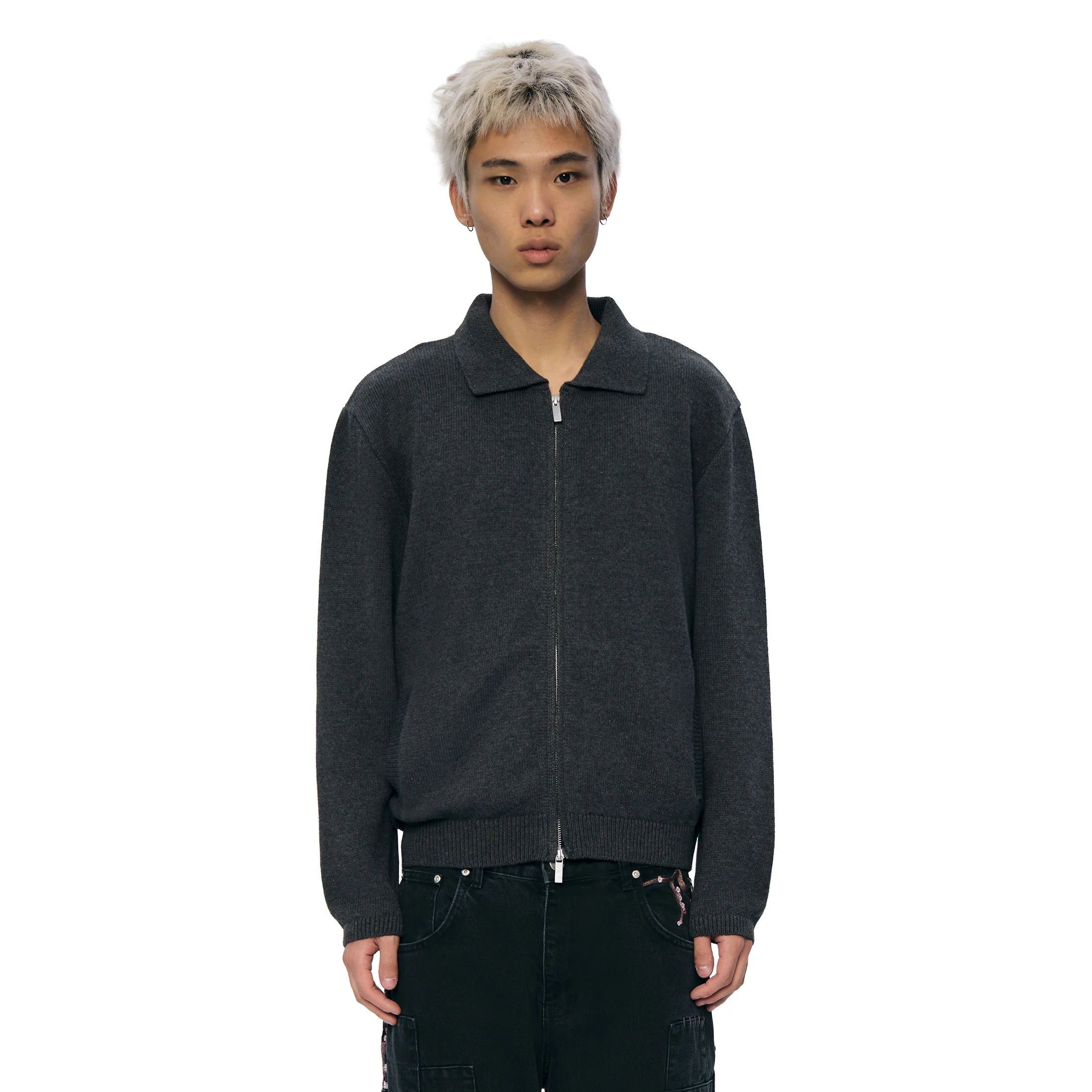 "blossom v2" polo zip Knit - Image 6