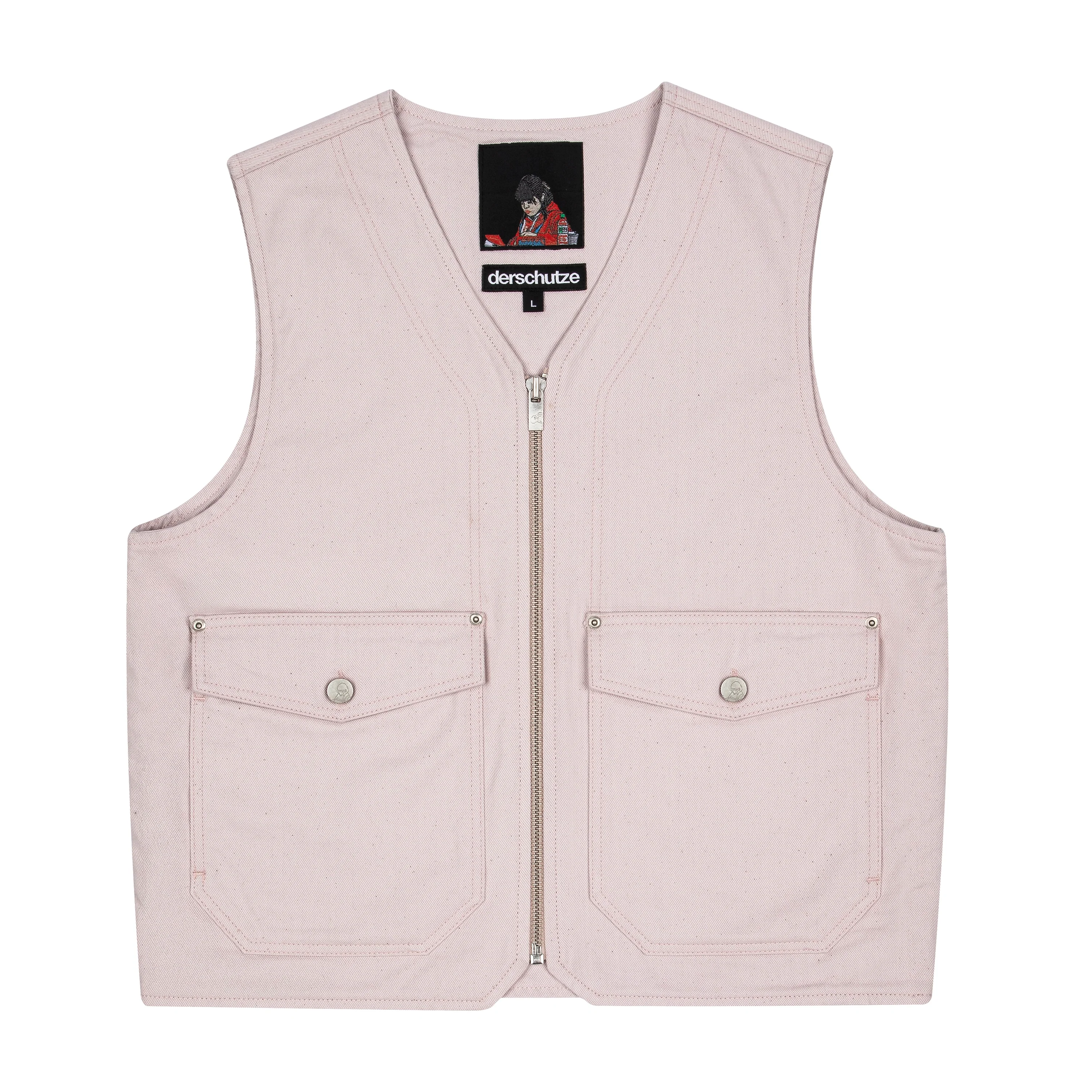 "blossom v3" denim Vest - Image 2