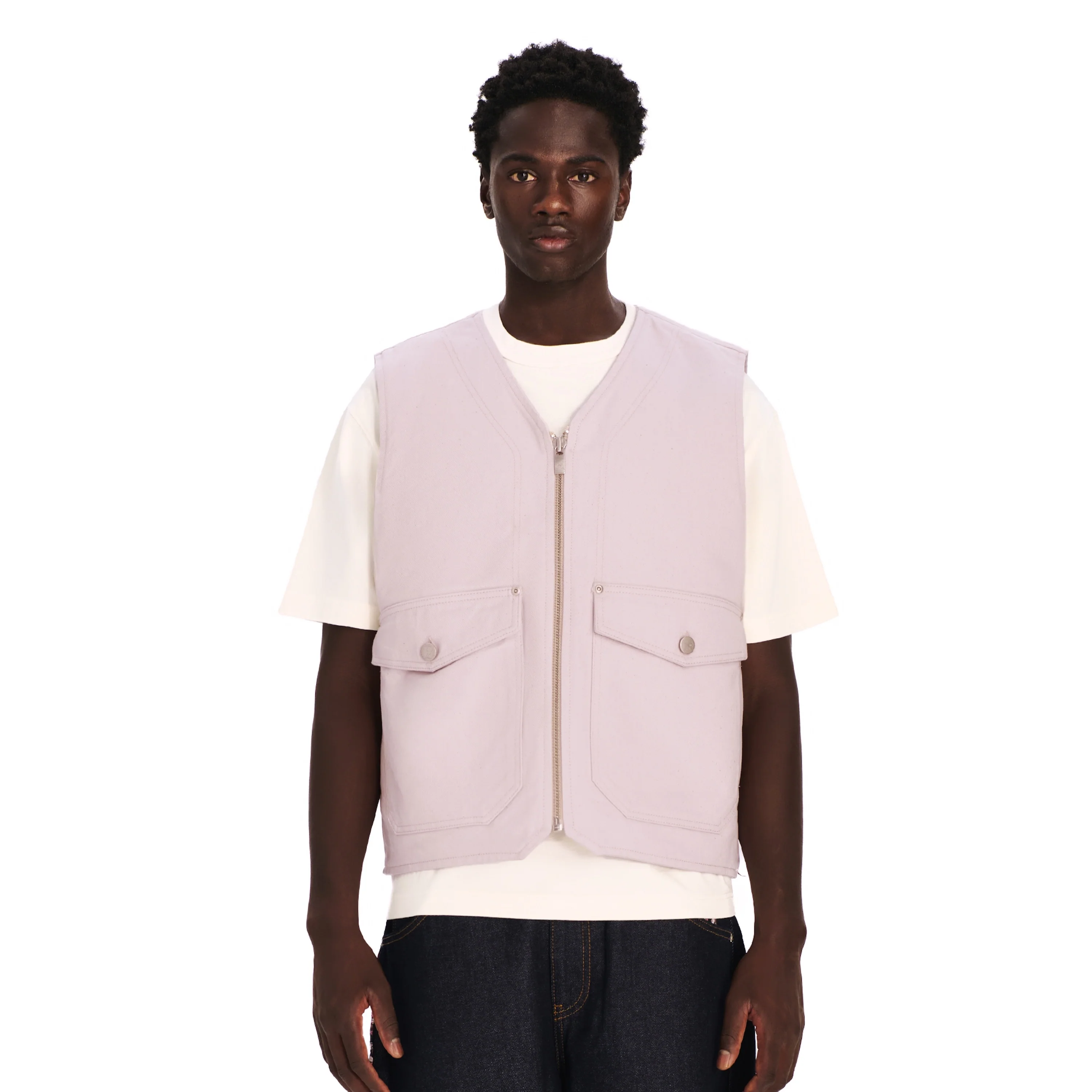 "blossom v3" denim Vest - Image 6