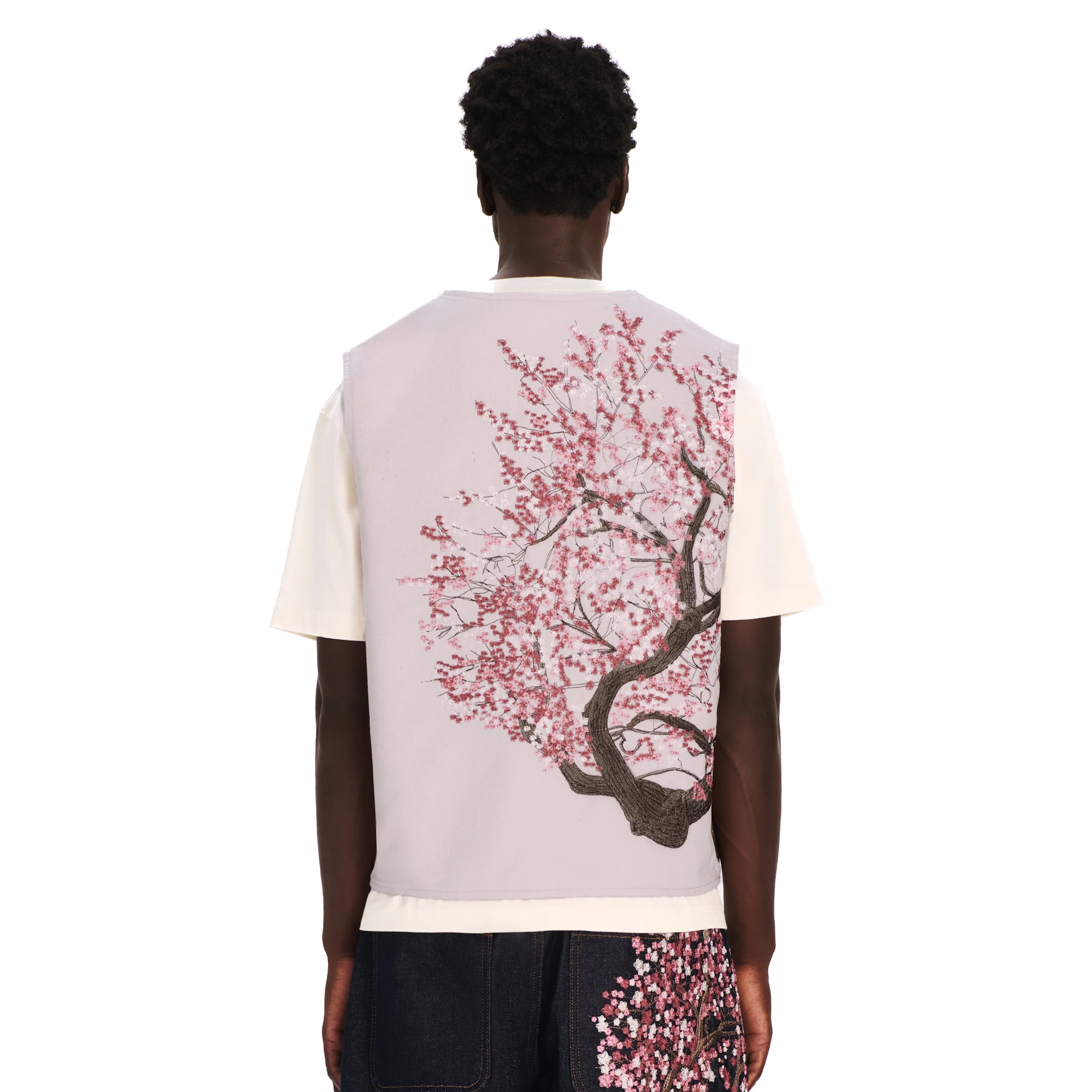 "blossom v3" denim Vest - Image 7