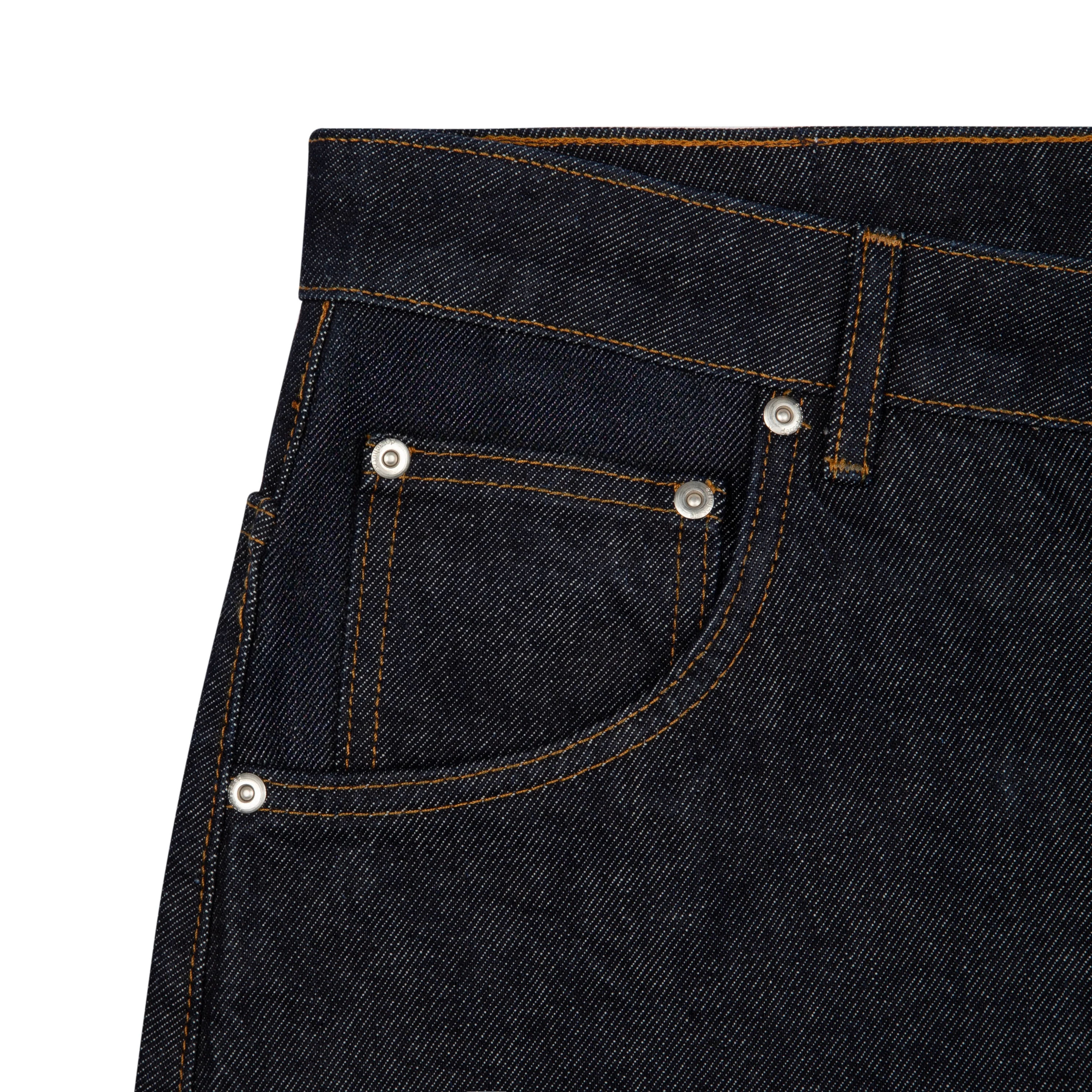 "blossom v3" indigo raw Denim 02 - Image 3