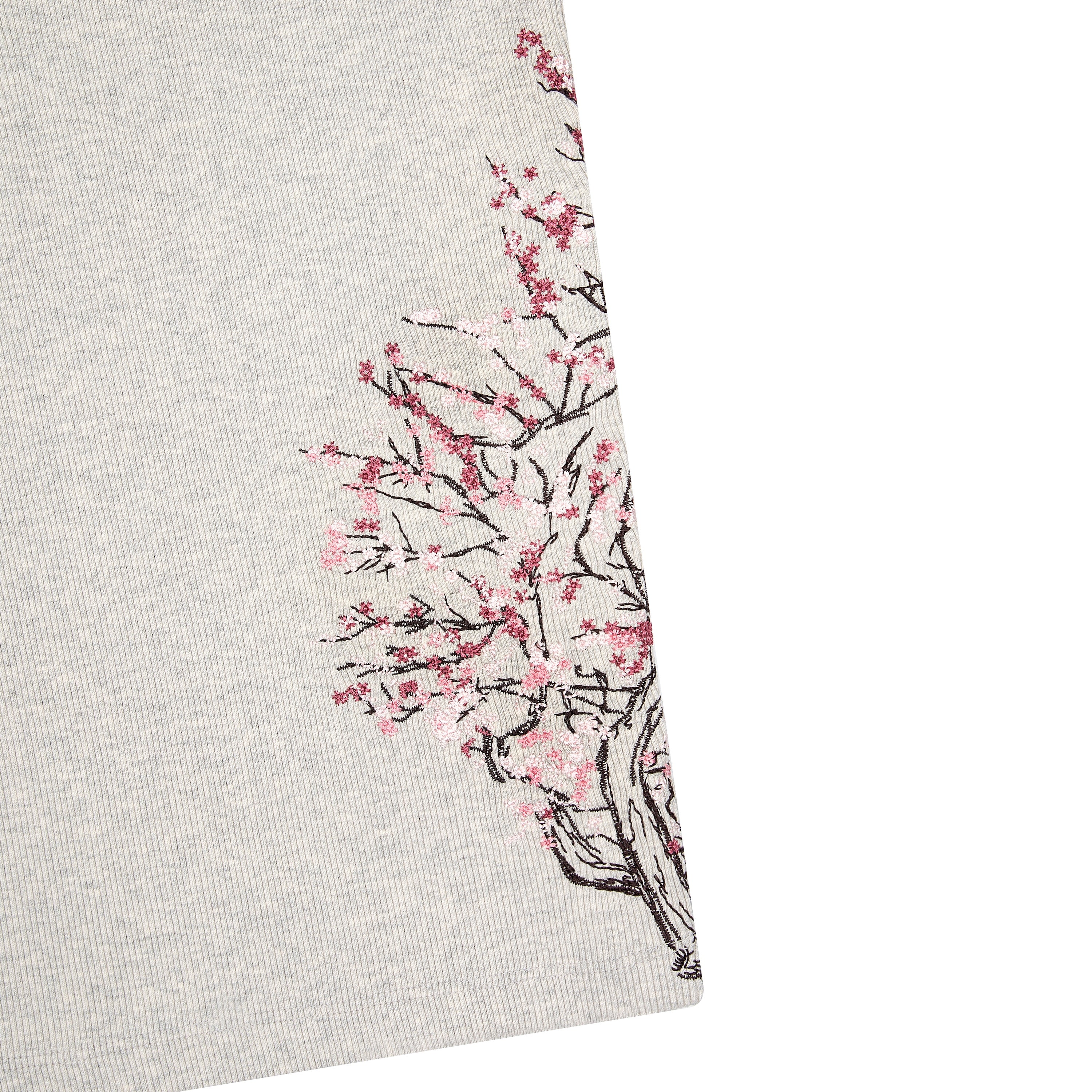 "blossom v3" ribbed T Shirt grey - Image 4