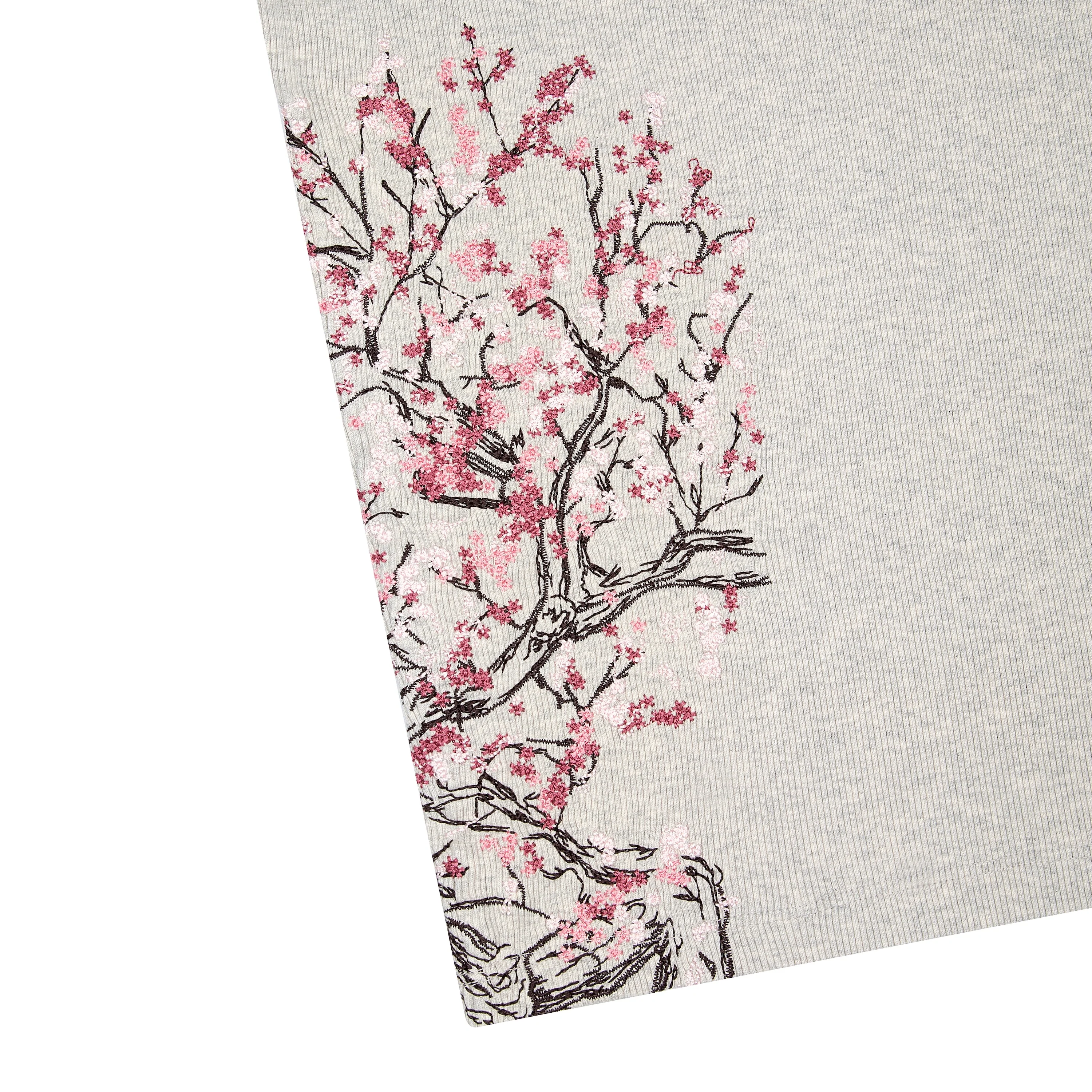 "blossom v3" ribbed T Shirt grey - Image 5