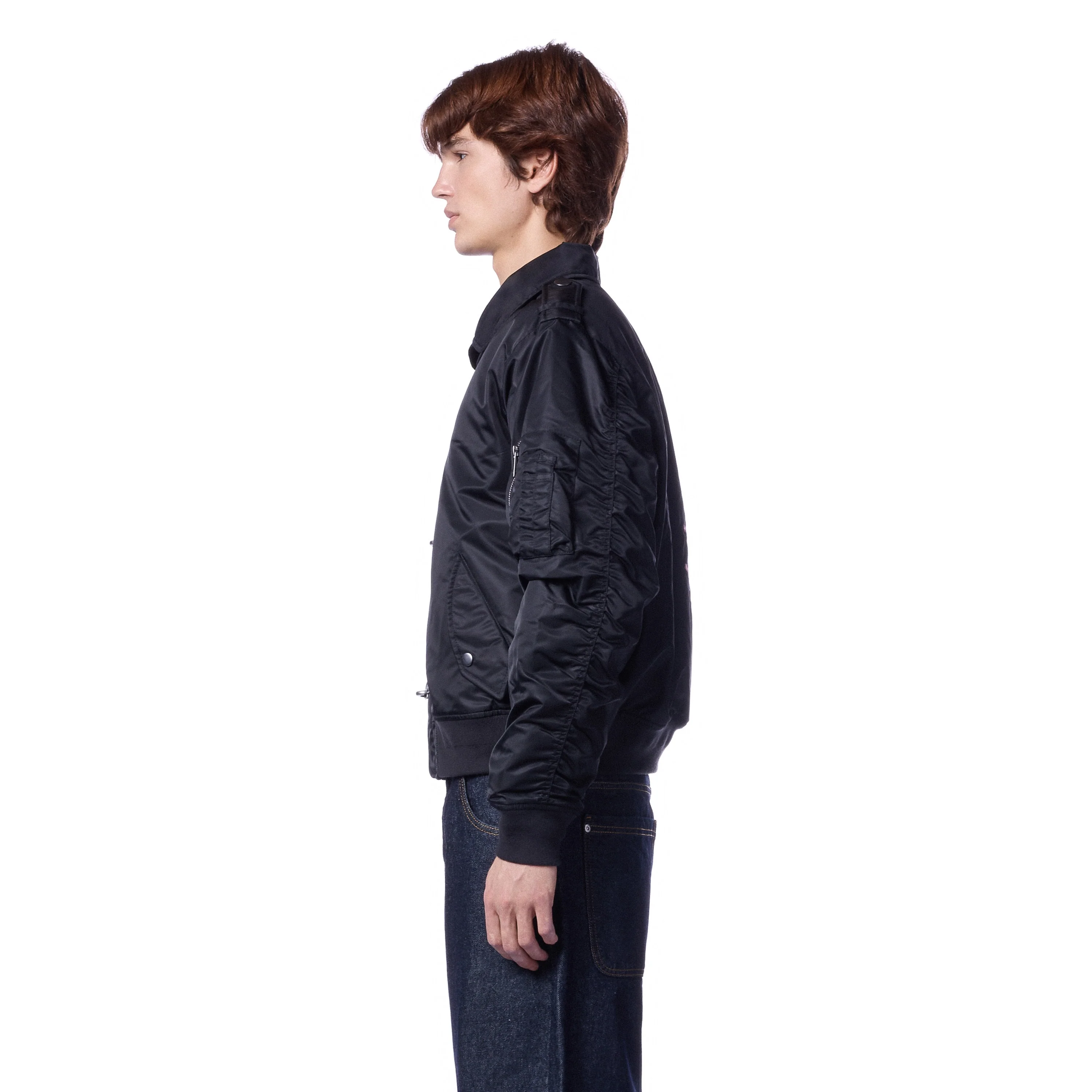 "blossom v3" bomber Jacket black - Image 13