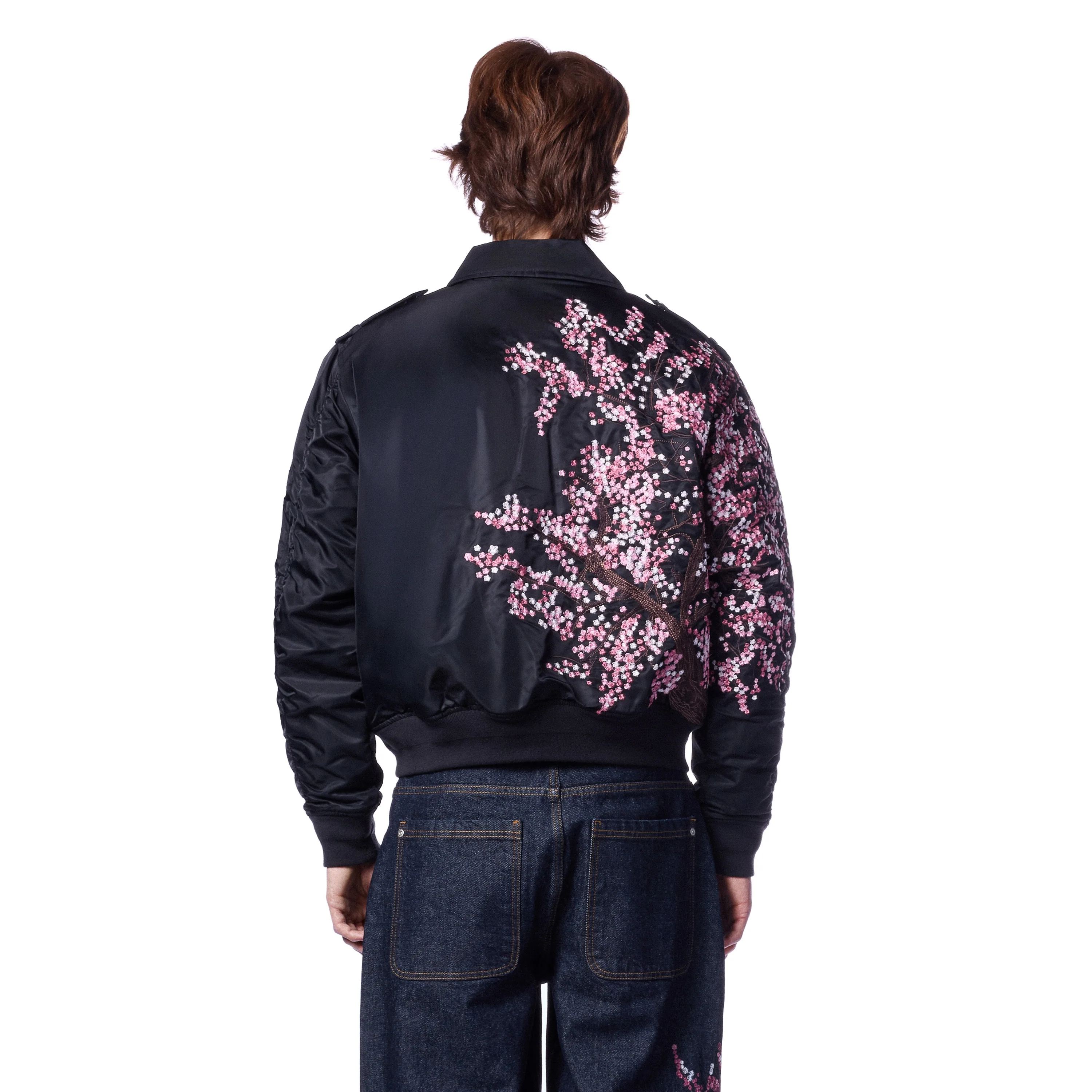 "blossom v3" bomber Jacket black - Image 14