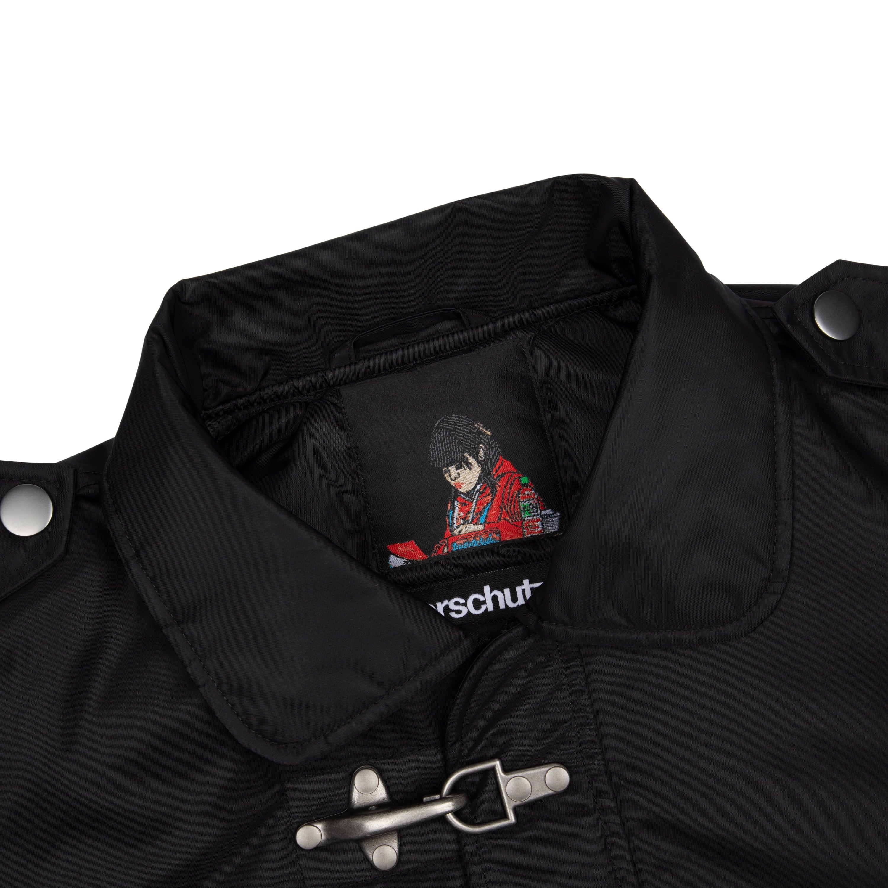 "blossom v3" bomber Jacket black - Image 3