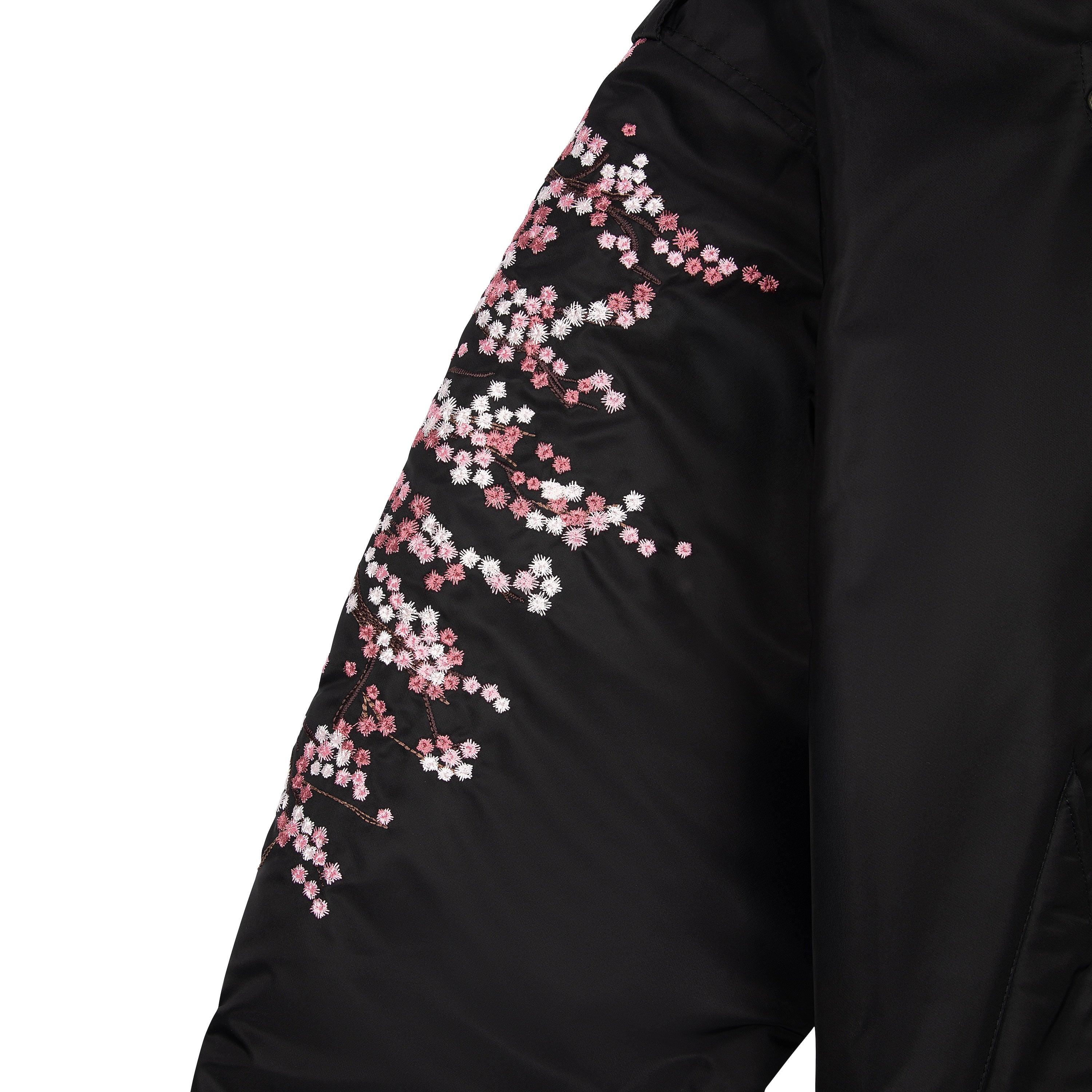 "blossom v3" bomber Jacket black - Image 6