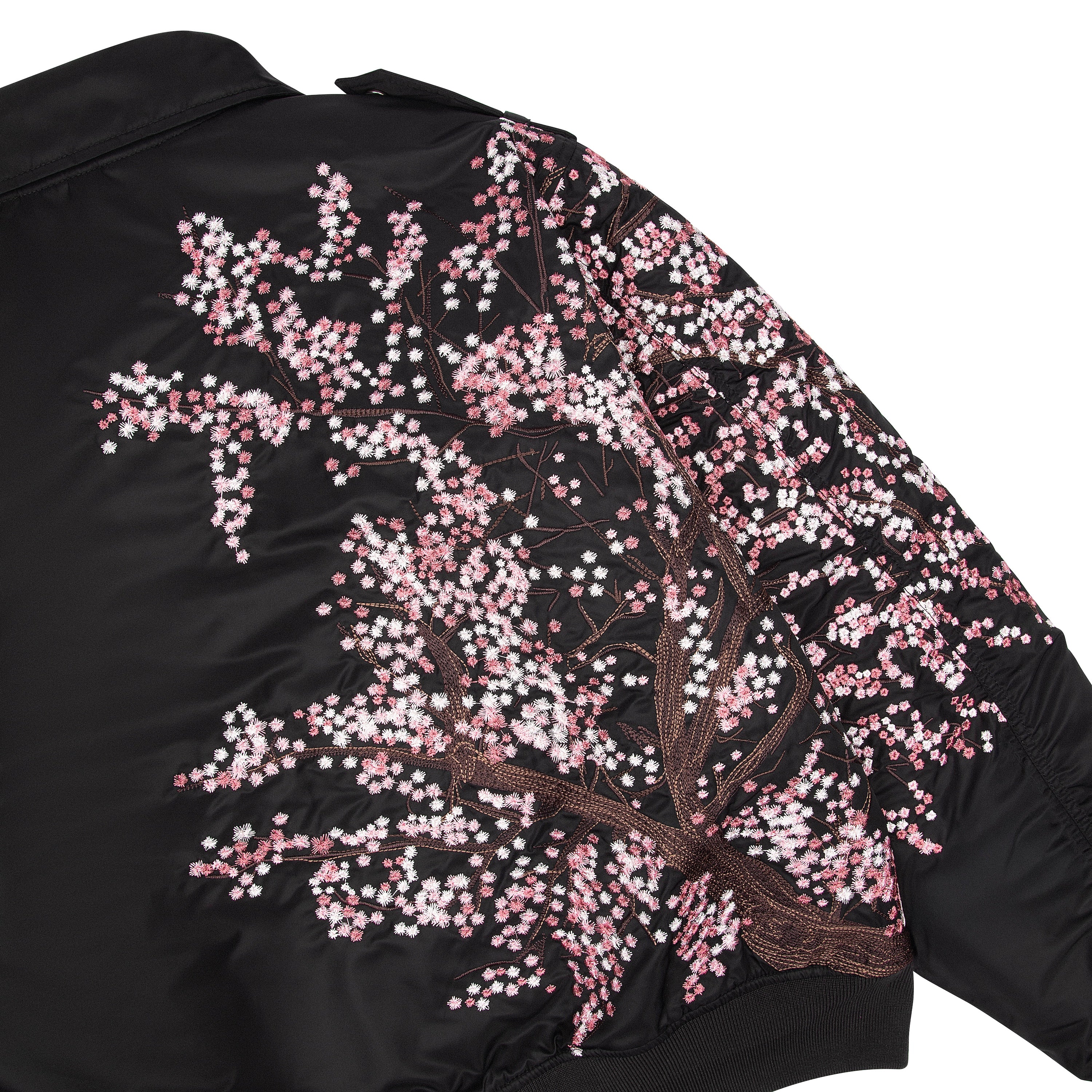 "blossom v3" bomber Jacket black - Image 7
