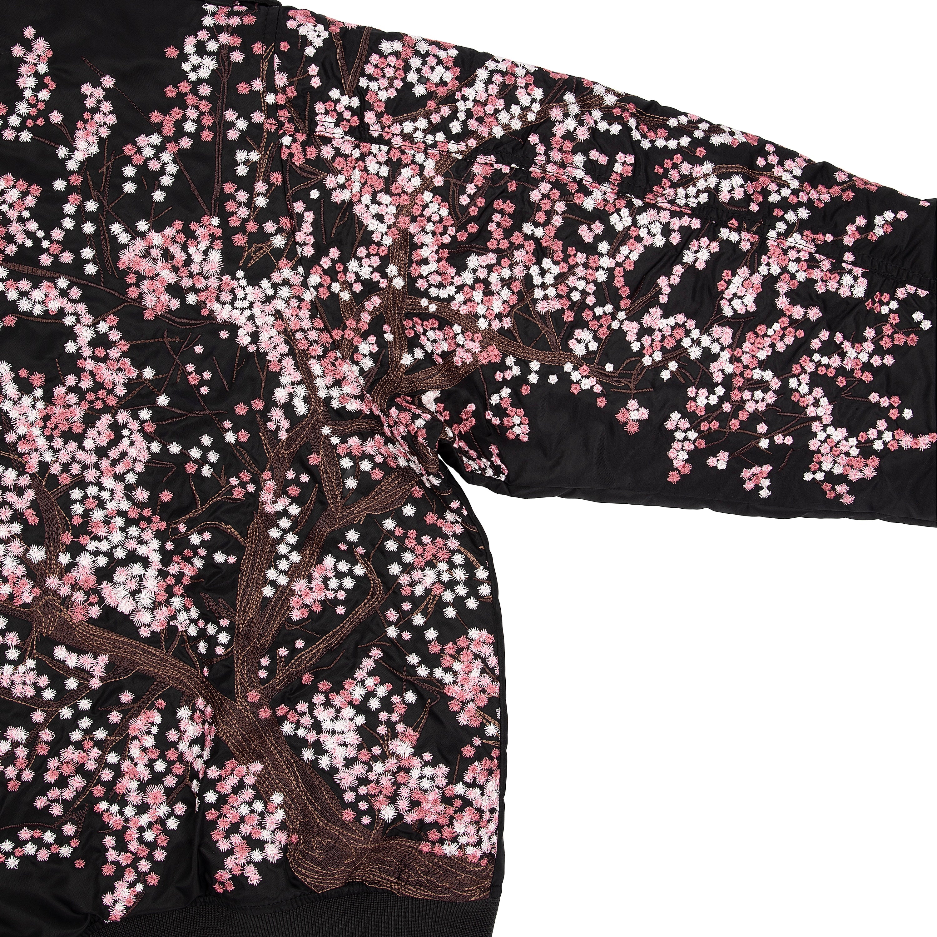 "blossom v3" bomber Jacket black - Image 8