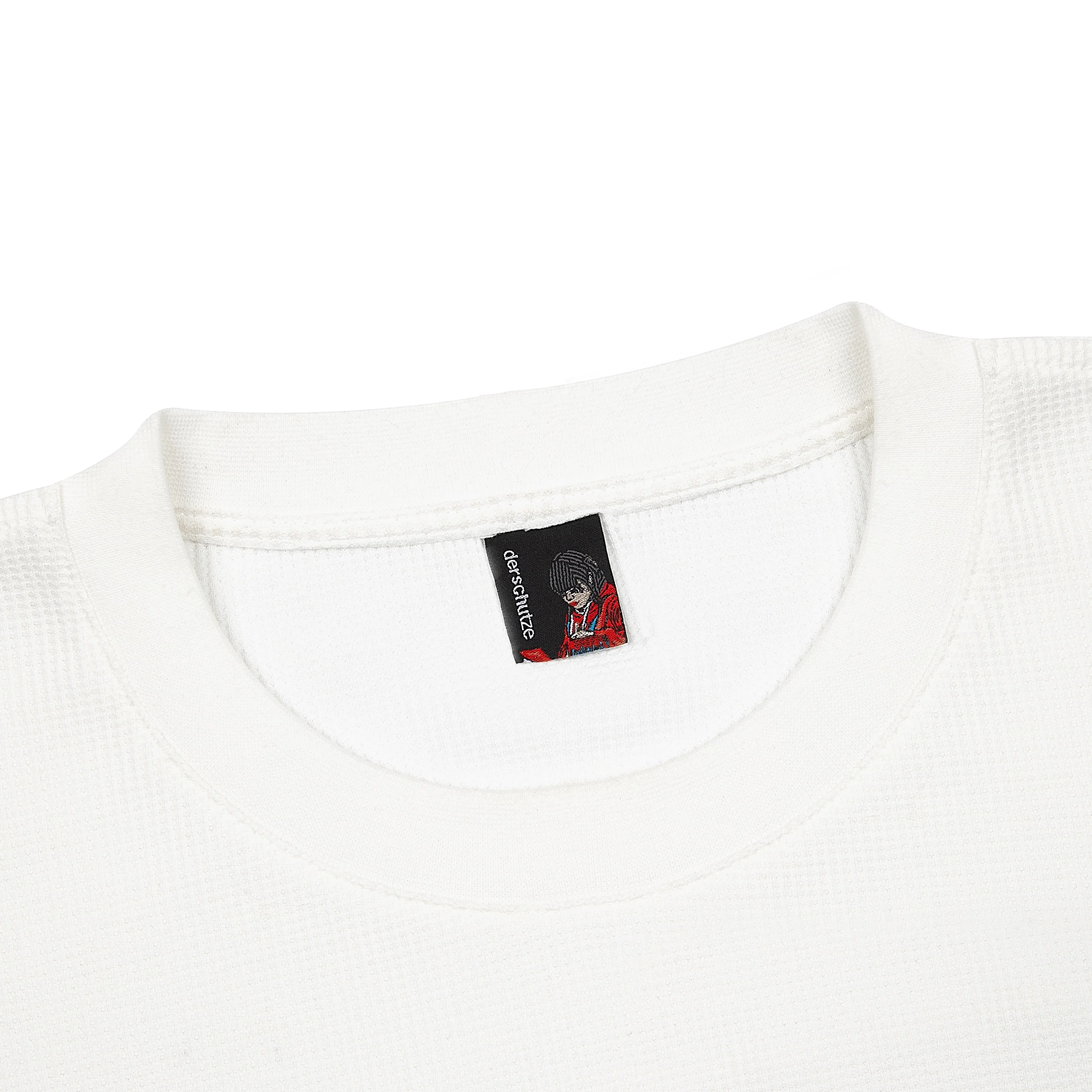 "blossom" waffle Longsleeve white - Image 4