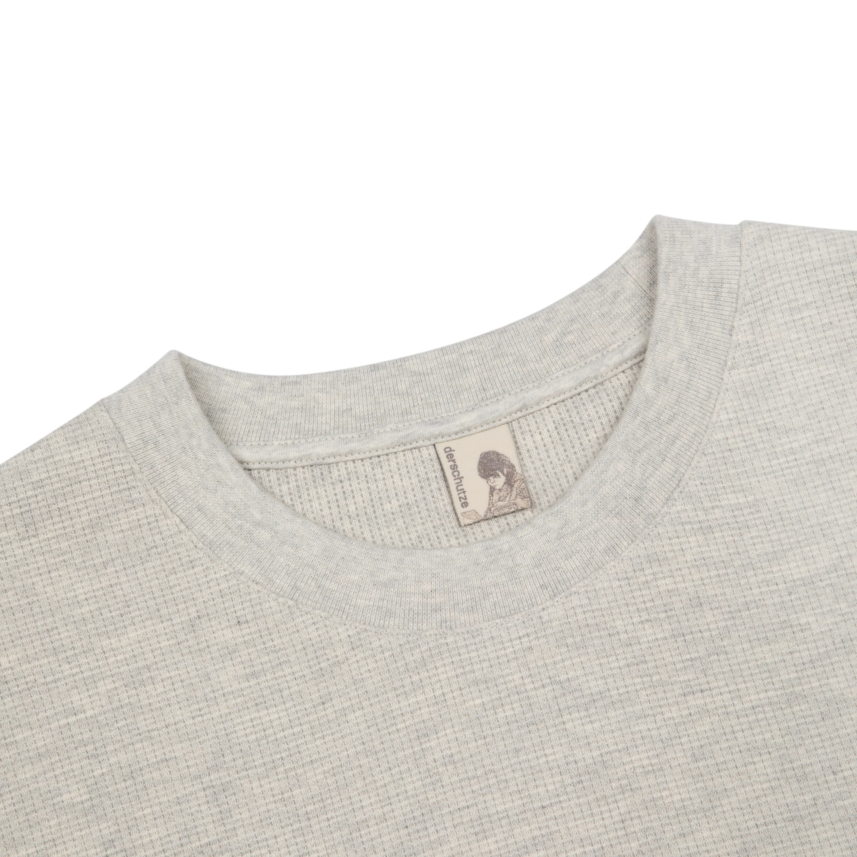 "blossom" waffle Longsleeve grey melange - Image 3