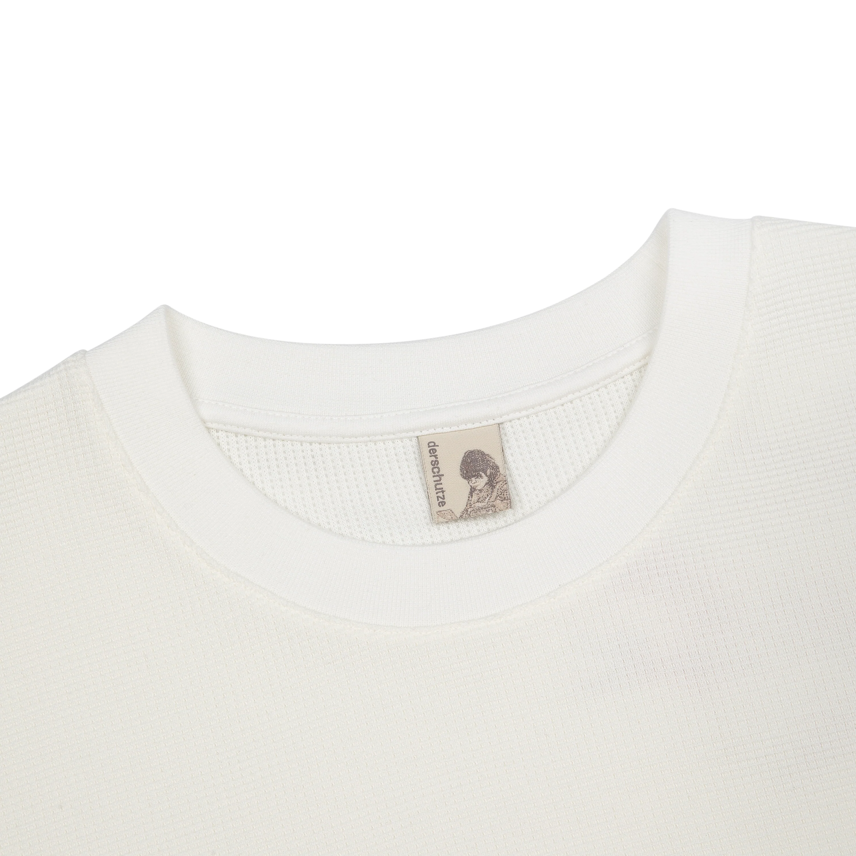 "blossom" waffle Longsleeve off white - Image 3
