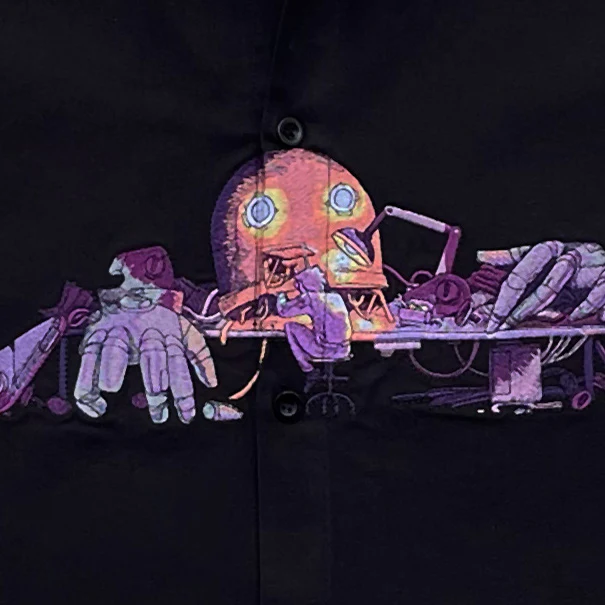 "broken giant" Shirt black - Image 2