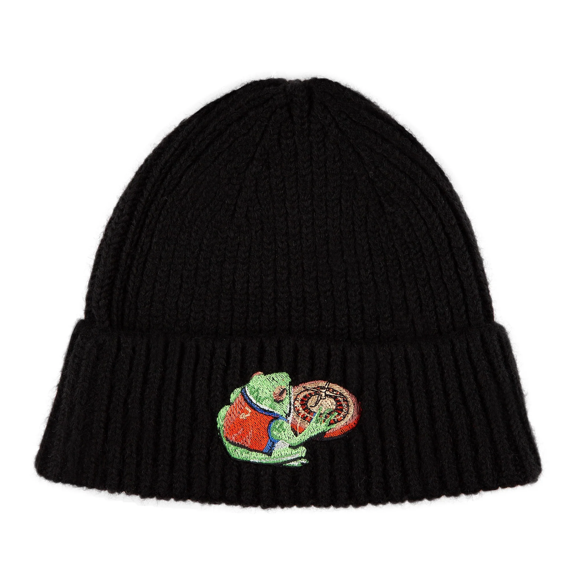 "casino frog" Beanie & Scarf set - Image 2
