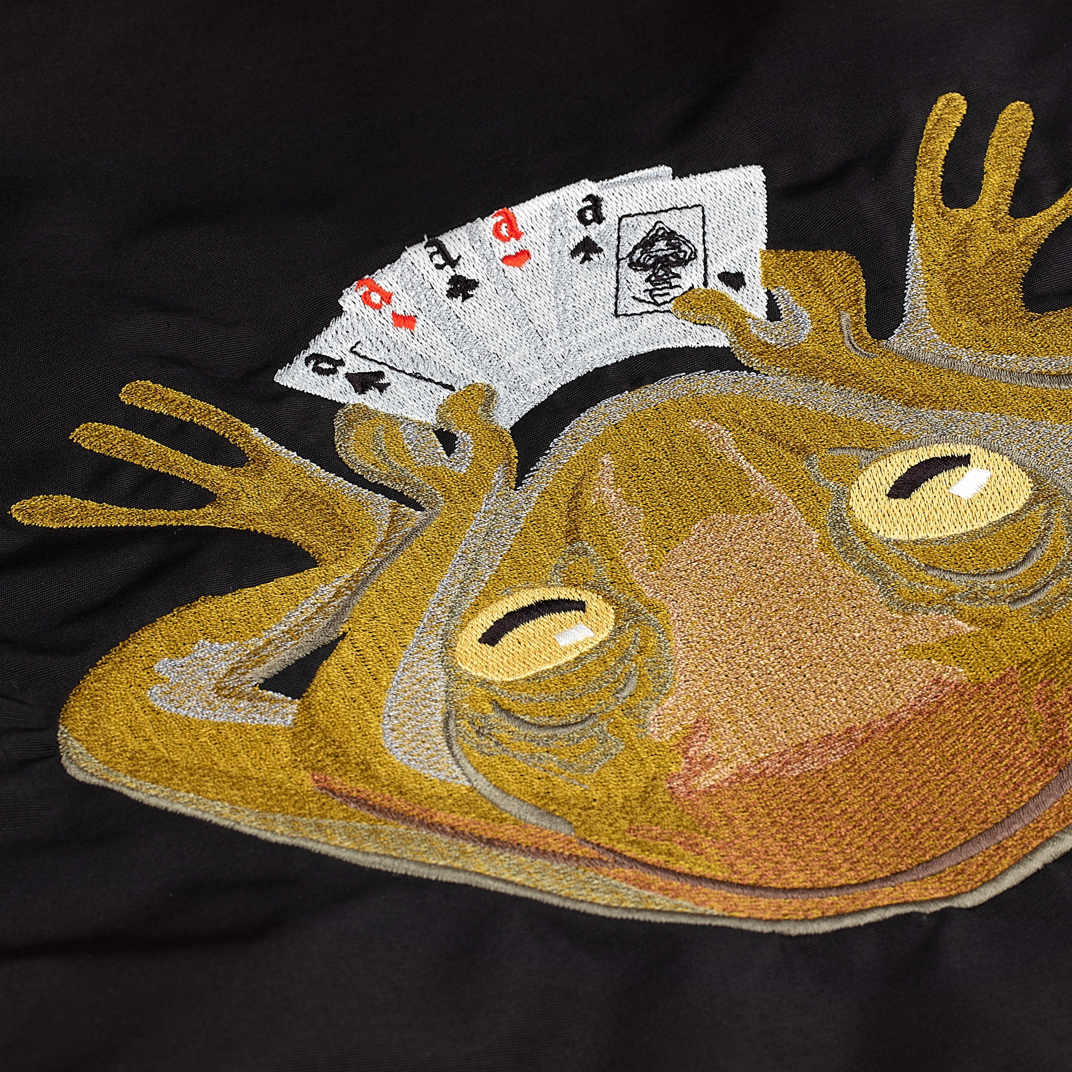 "casino frogs" coach Jacket black - Image 4