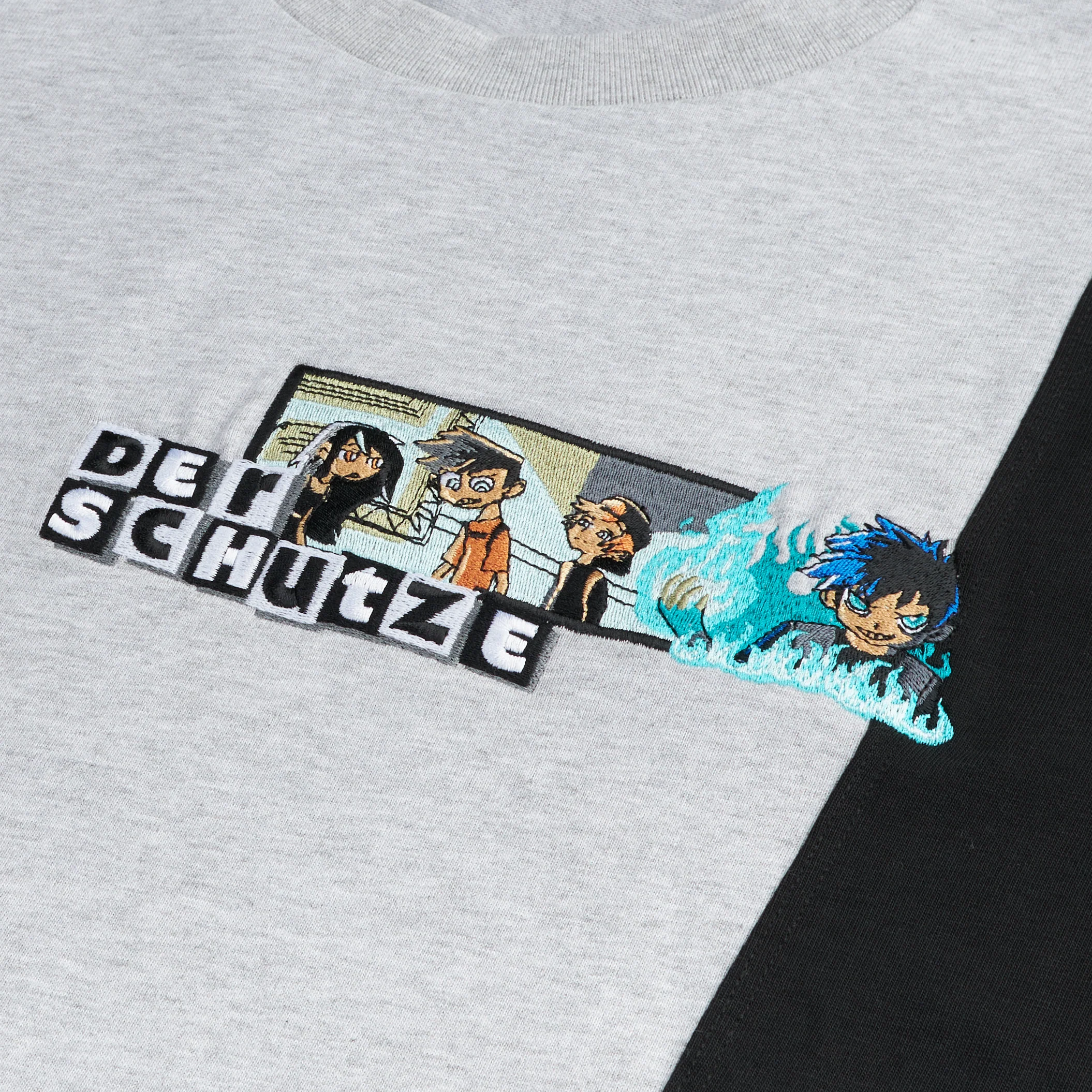 "CN" T-Shirt black/grey - Image 2