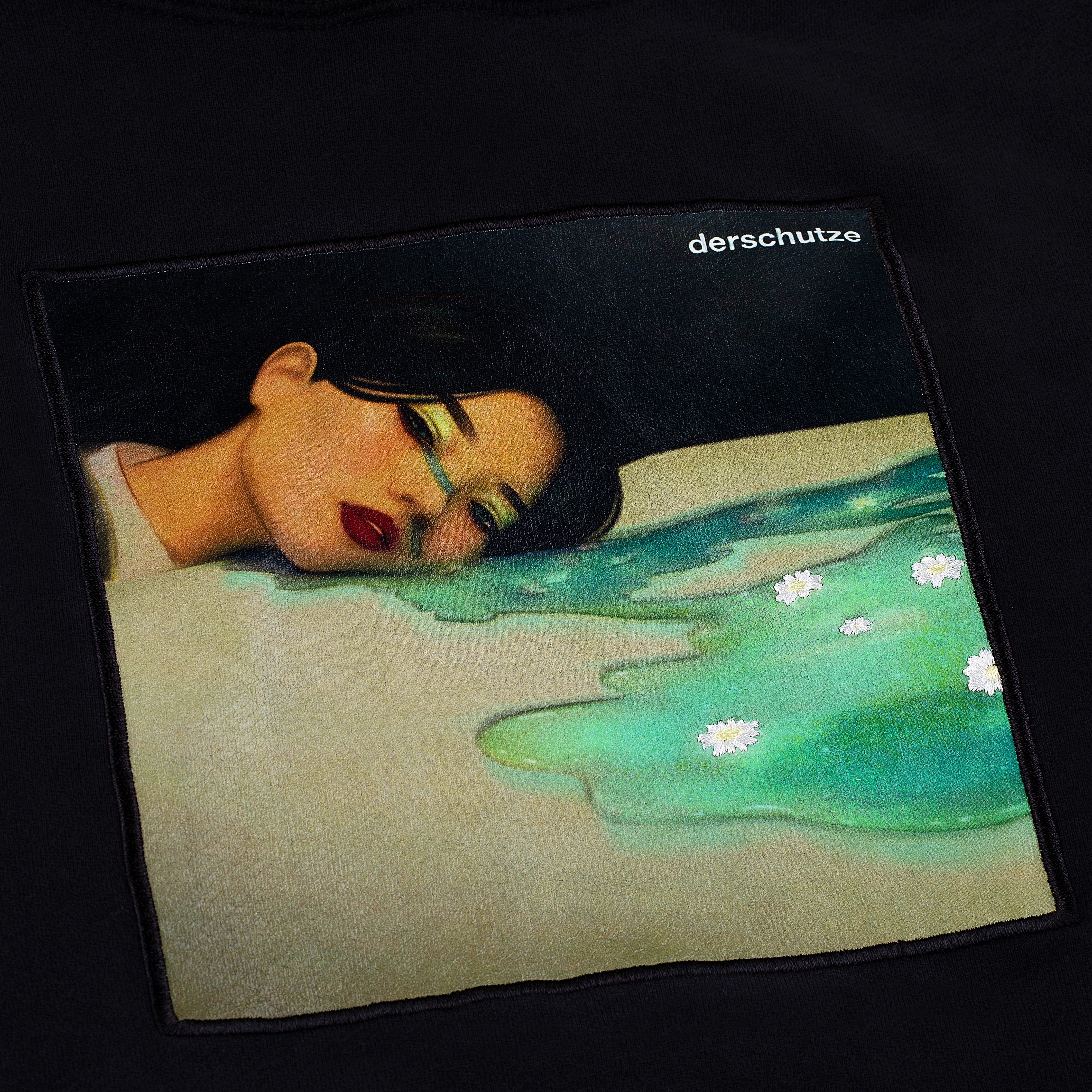 "puddle of tears" Hoodie black - Image 3