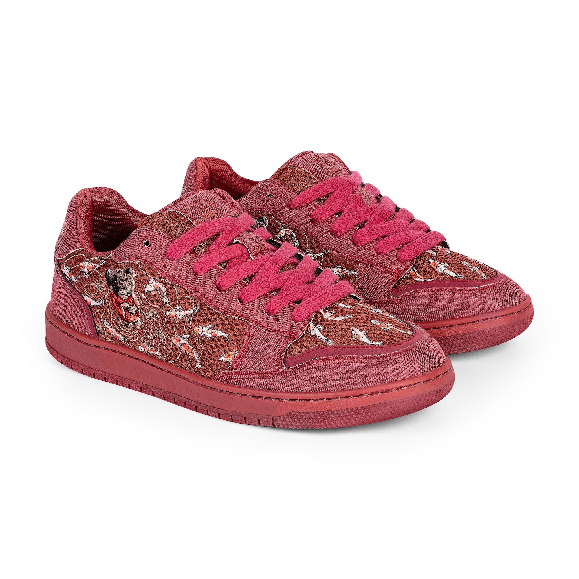 "koi fish" sneaker red - Image 2