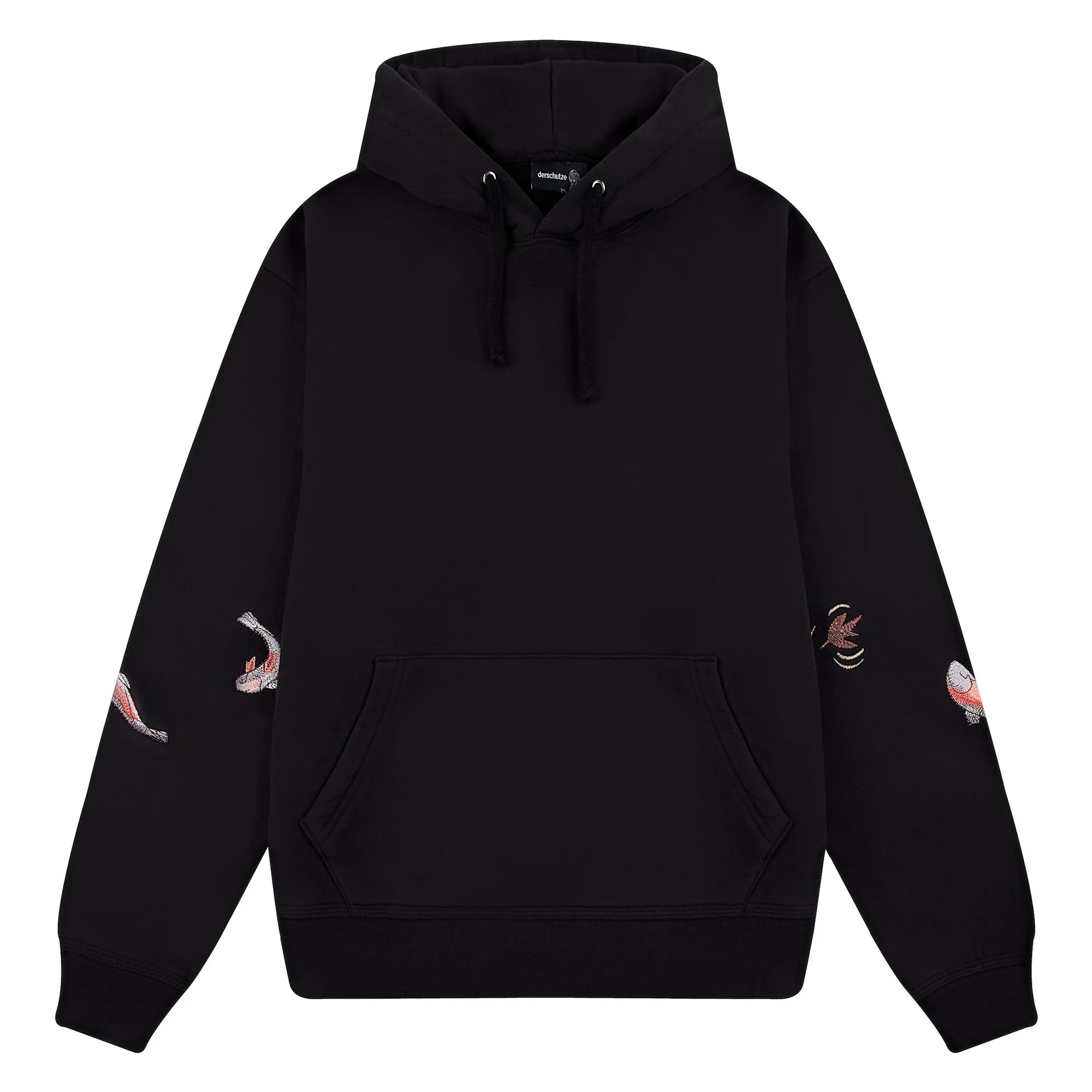 "koi fish" Hoodie black - Image 2