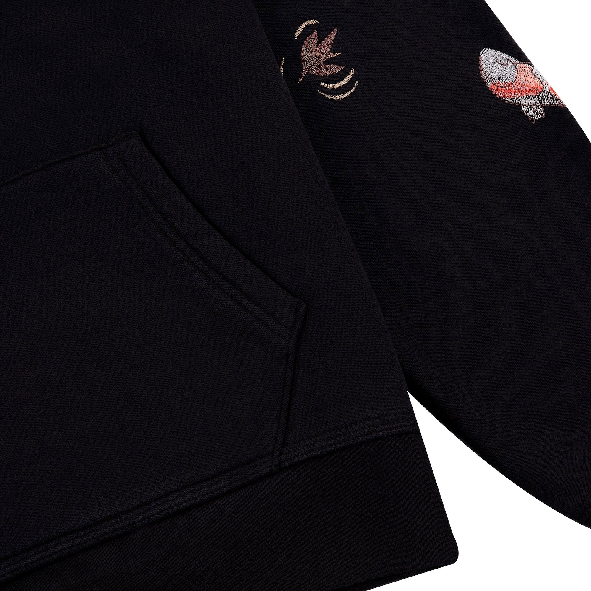 "koi fish" Hoodie black - Image 4