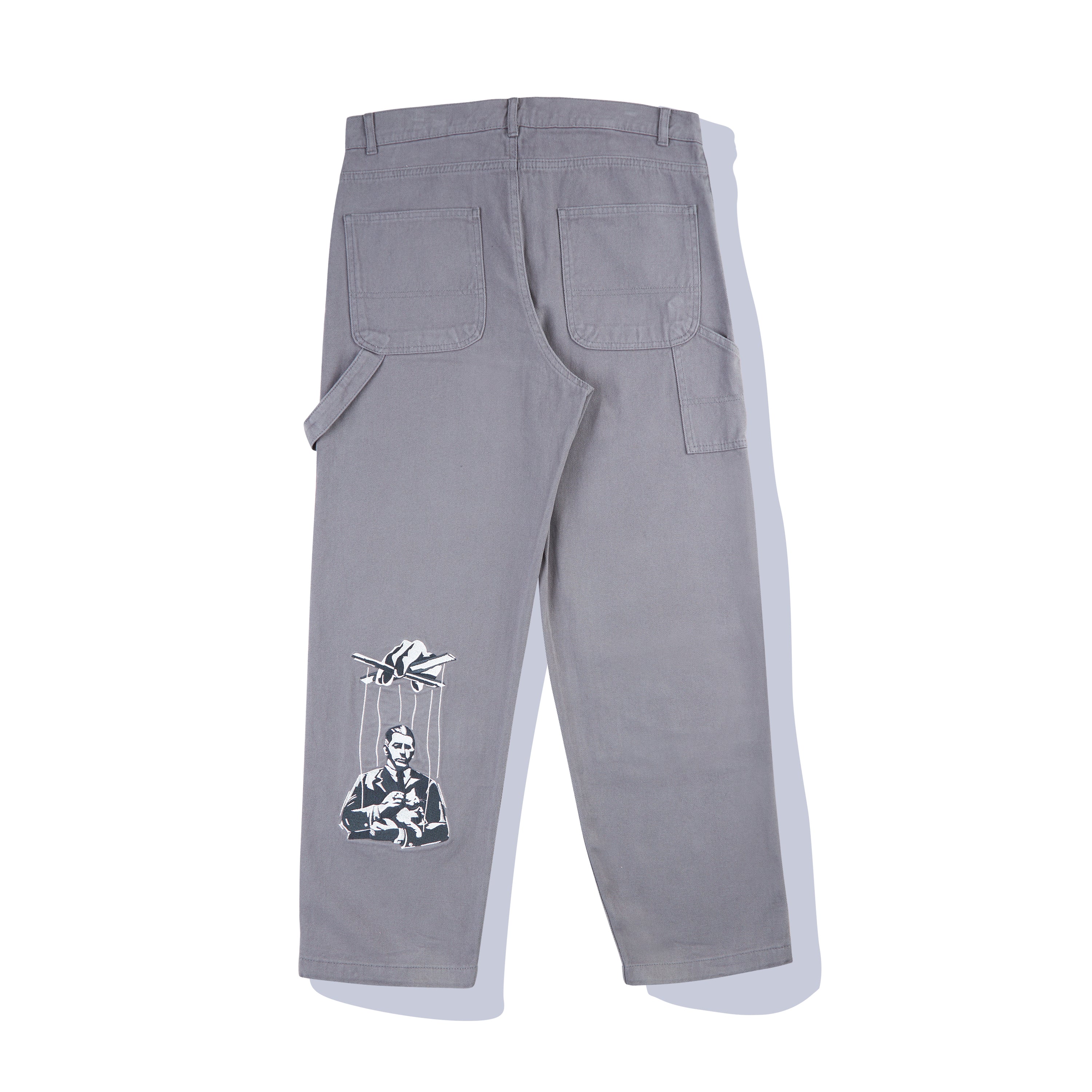 "derpate" carpenter Pants grey - Image 2