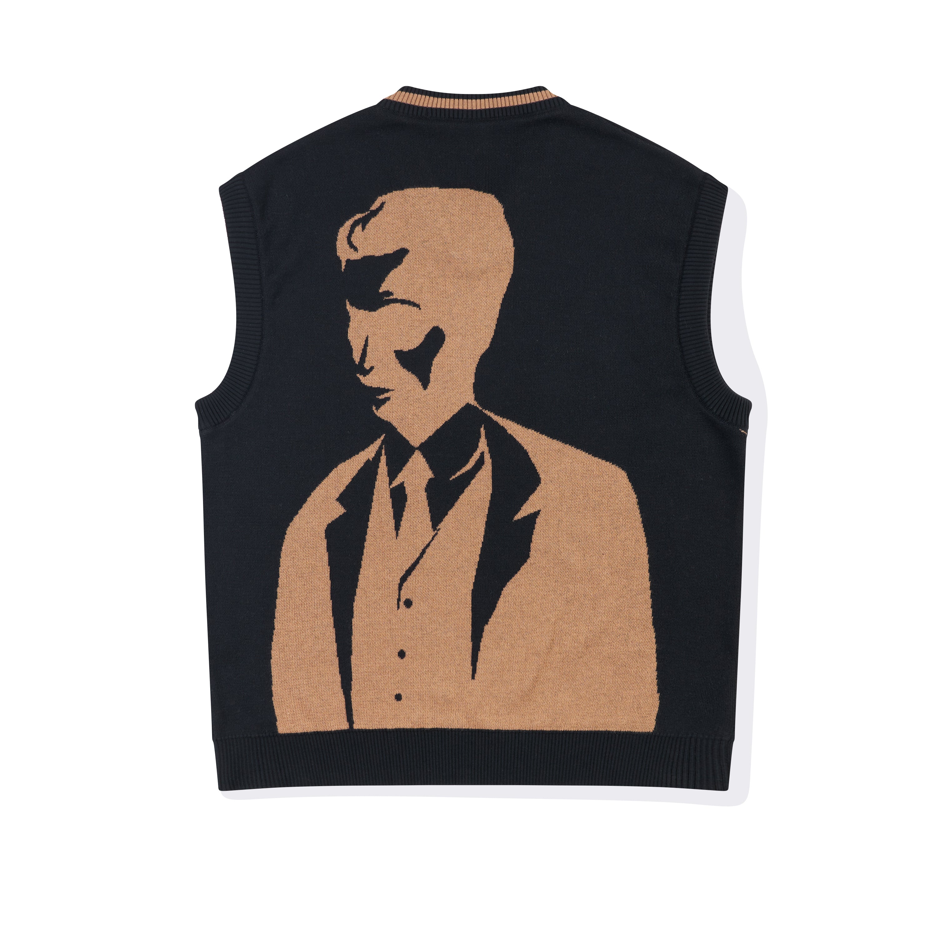 "derpate" knitted Vest - Image 2