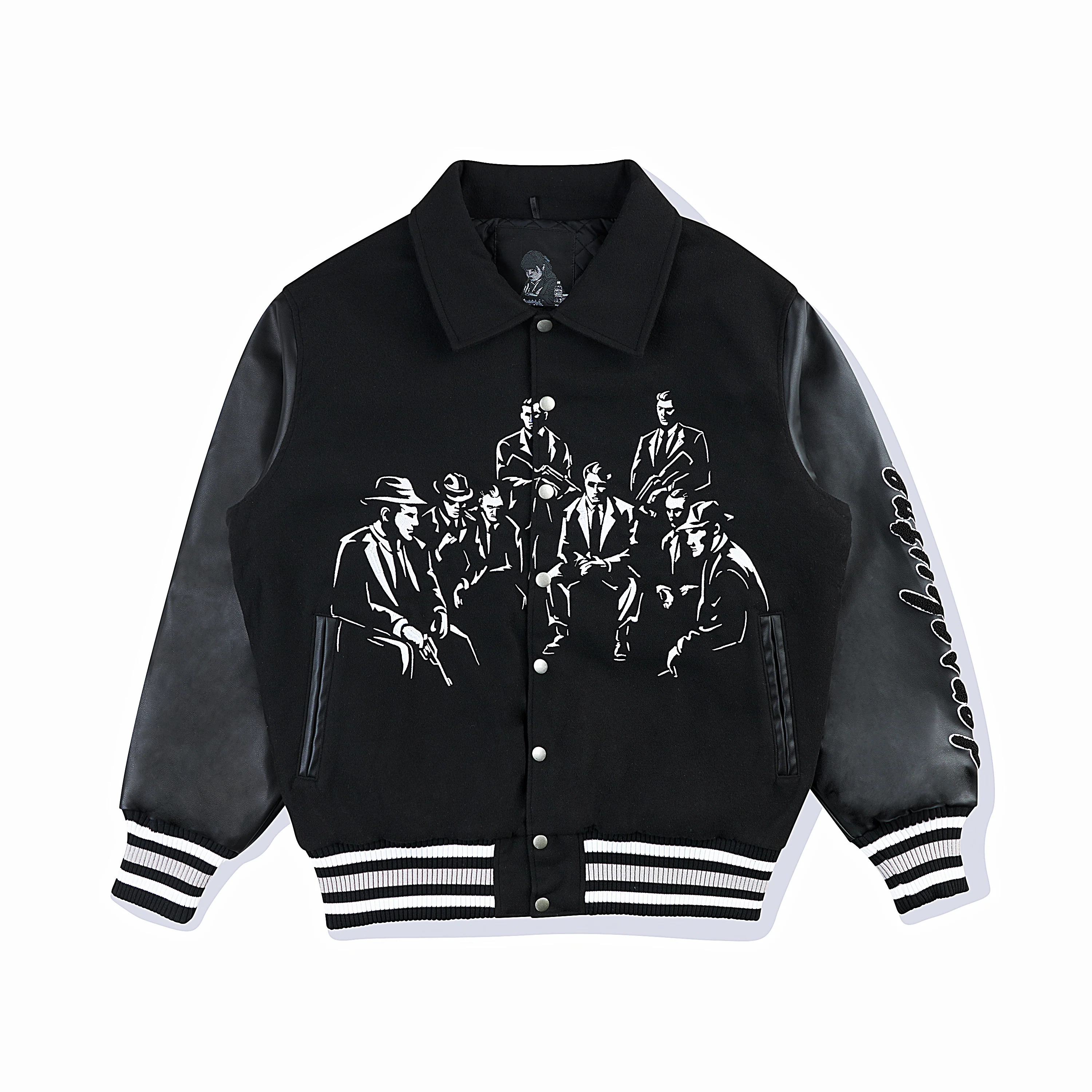 "derpate" Varsity black