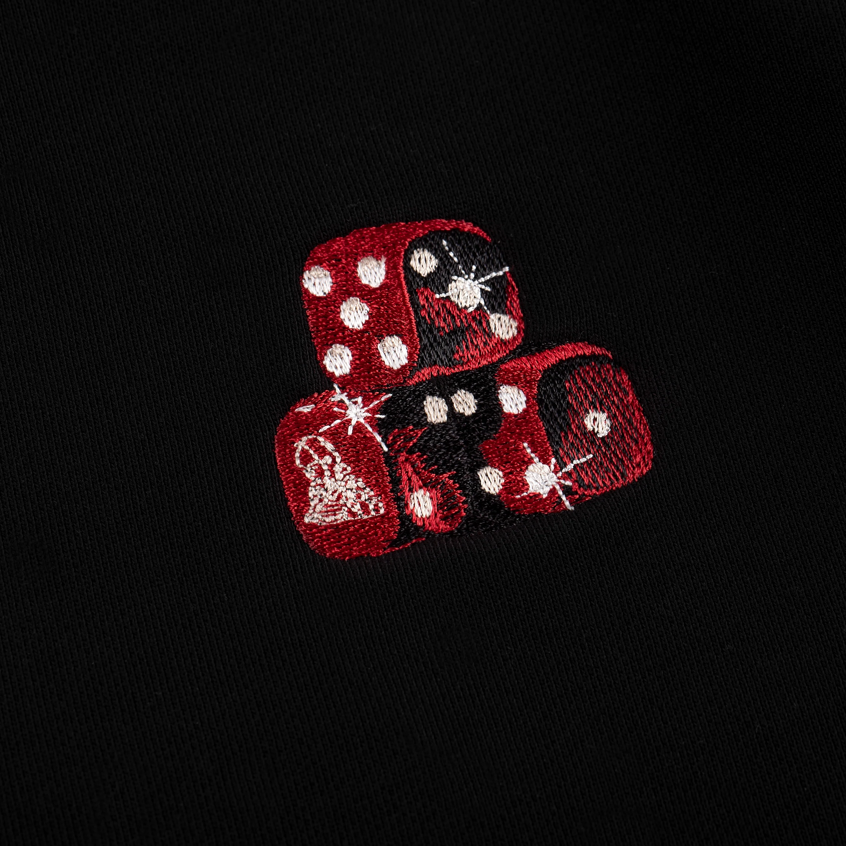 "dice" Hoodie black - Image 3