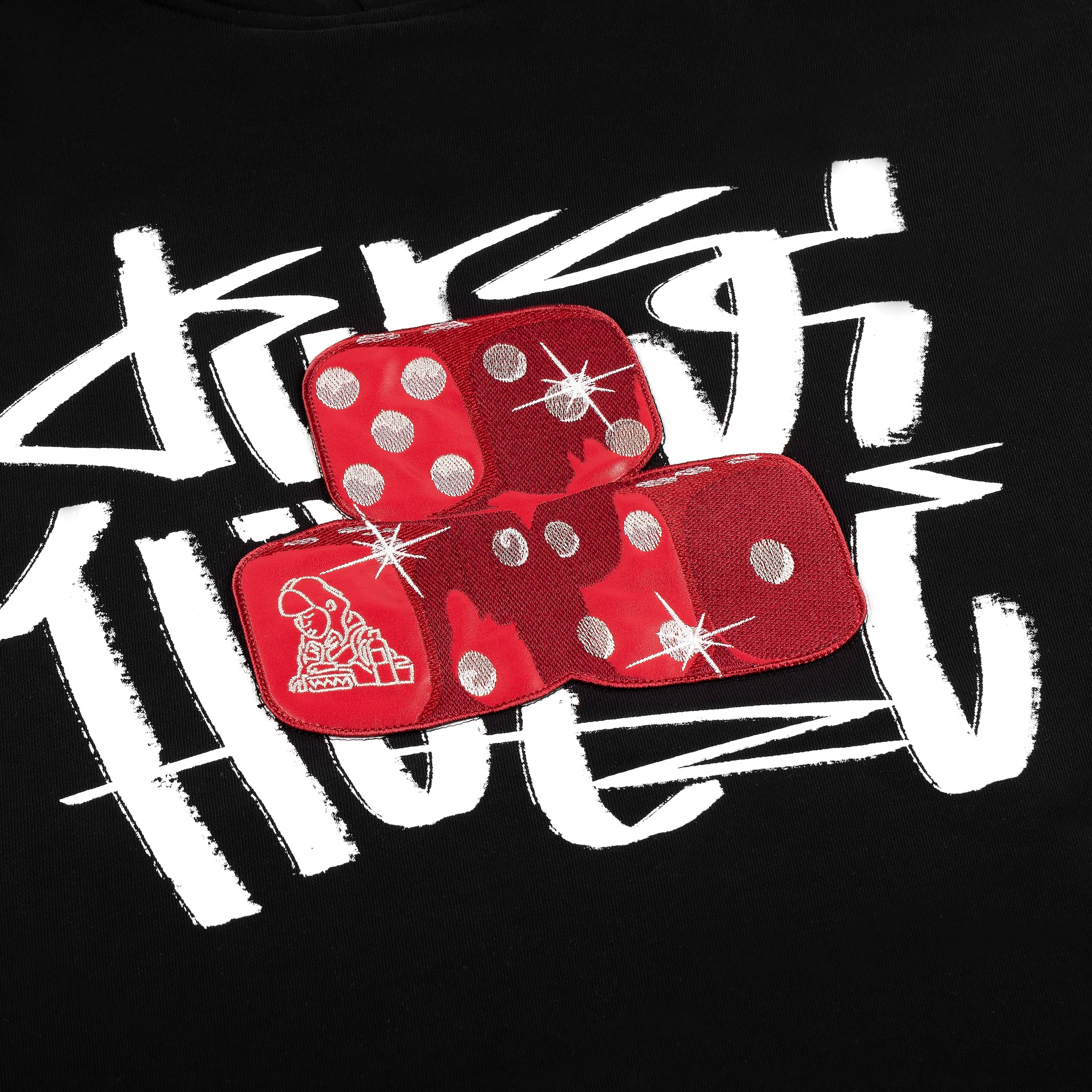 "dice" Hoodie black - Image 4