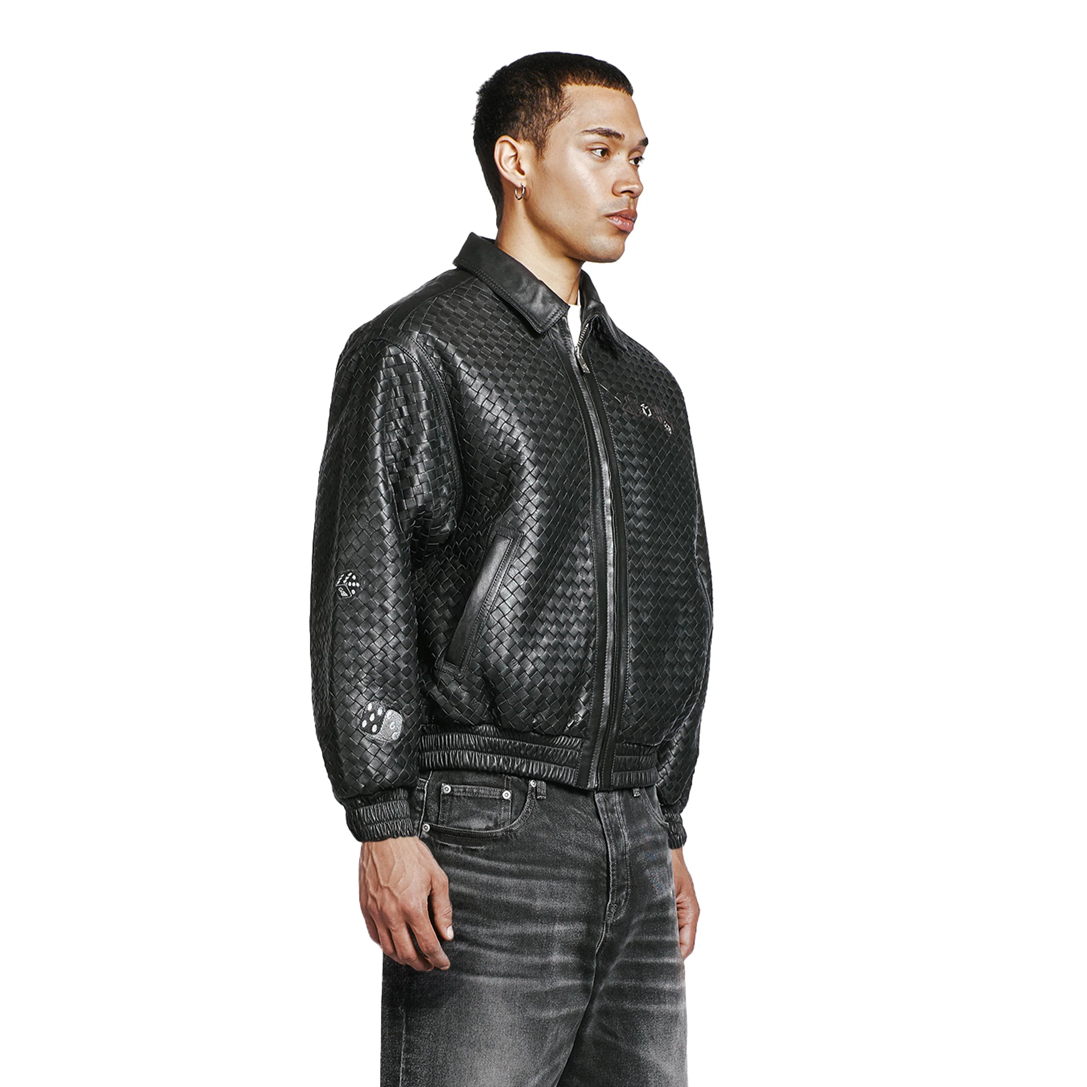 "dice" Leather Jacket - Image 8